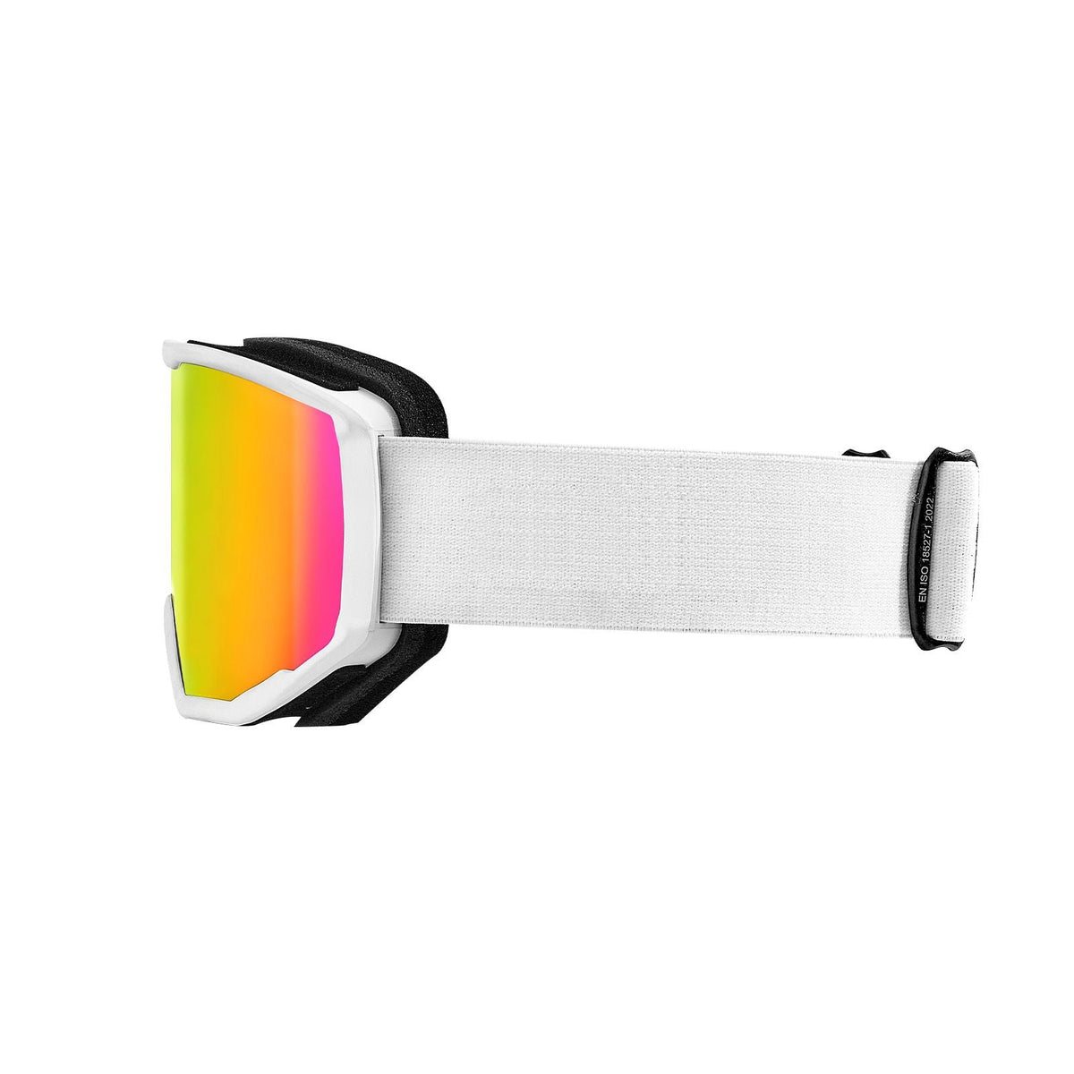 Ski Goggles, Cylindrical Lens with Pink Revo Coating, OTG Anti fog Snow Goggles for Men Women Youth, TPU Frame & Ventilation Structure, Suitable for Skiing, Skating, Snowboarding, Cycling