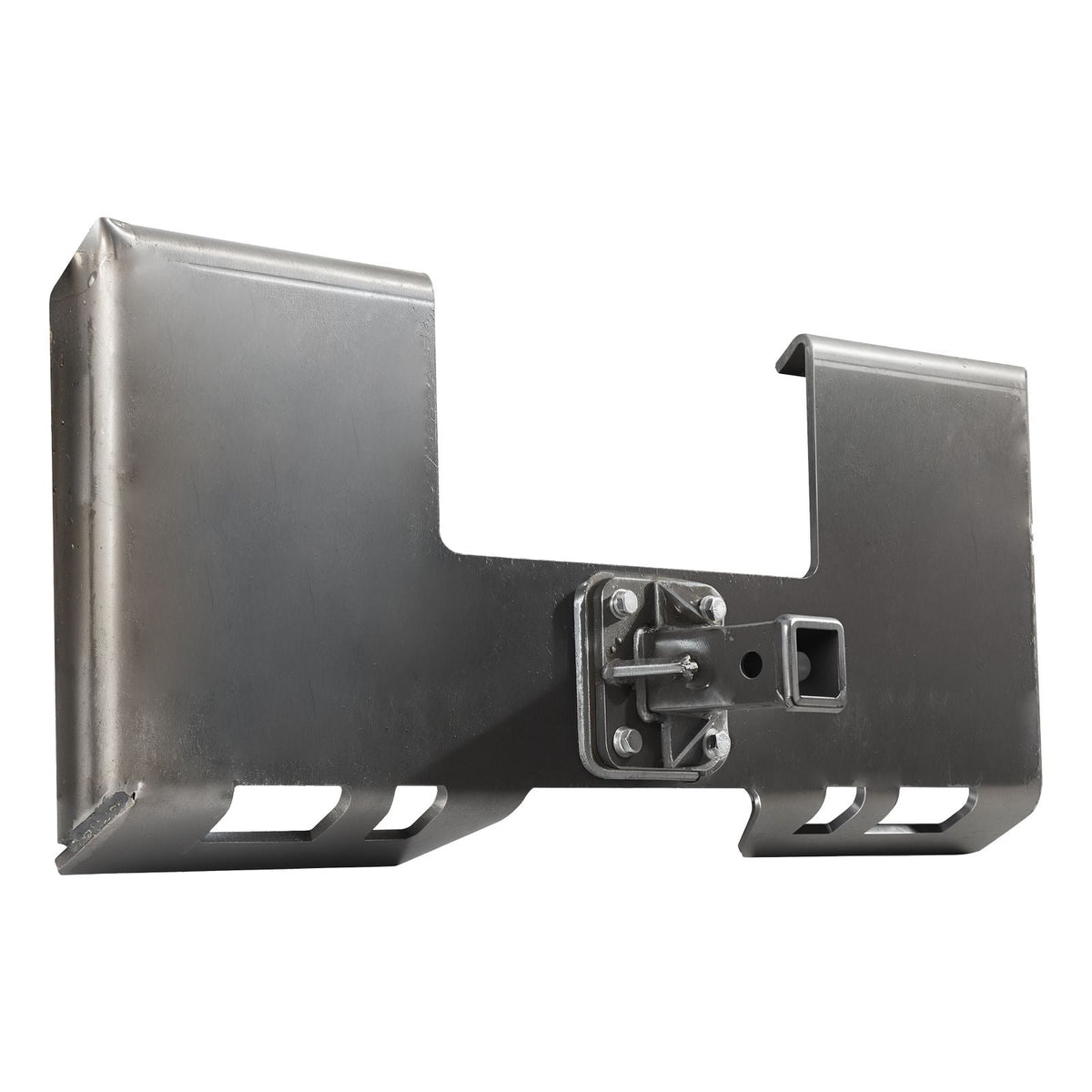 Skid Steer Attachment Plate, 3/8" Skid Steer Mount Plate with 2.28" Hitch Receiver, 7000lbs Quick Attachment Loader Plates, Compatible with Deere, Kubota, Bobcat, Mahindra Skids Steers, Tractor