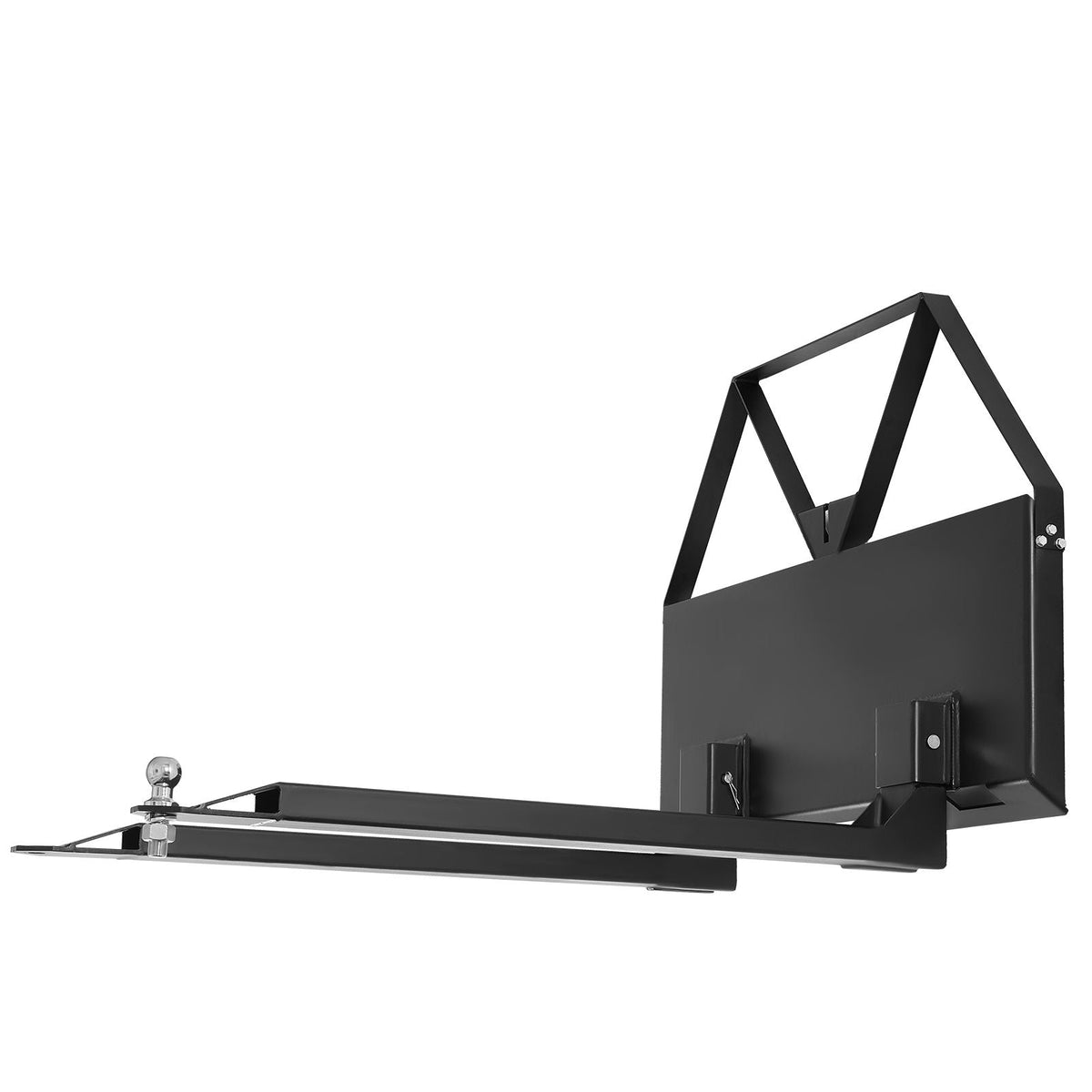 Skid Steer Pallet Forks, 2600 lbs Rated Capacity, Pallet Fork Frame Attachment with 48-inch Pallet Forks Blades, 1-7/8 inch Ball Hitch Receiver, Quick Tach Connection for Skid Steers, Tractors