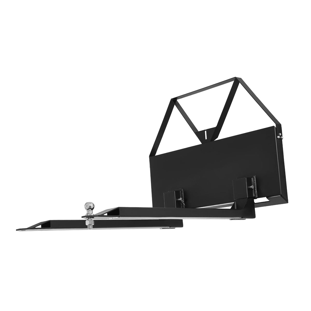 Skid Steer Pallet Forks, 2600 lbs Rated Capacity, Pallet Fork Frame Attachment with 48-inch Pallet Forks Blades, 1-7/8 inch Ball Hitch Receiver, Quick Tach Connection for Skid Steers, Tractors