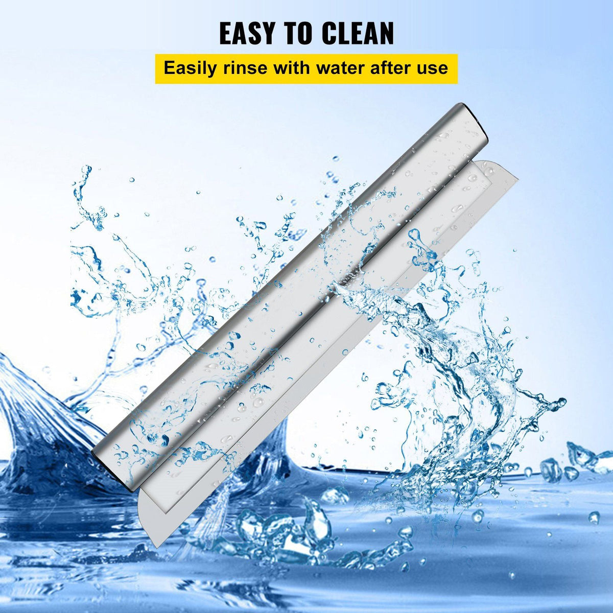 Skimming Blade,40 inch Smoothing Knife, European Stainless Steel Construction Knife, Aluminum Blade Profile Smoothing Knockdown Spatula for Gyprock/Drywall/Wall-Board