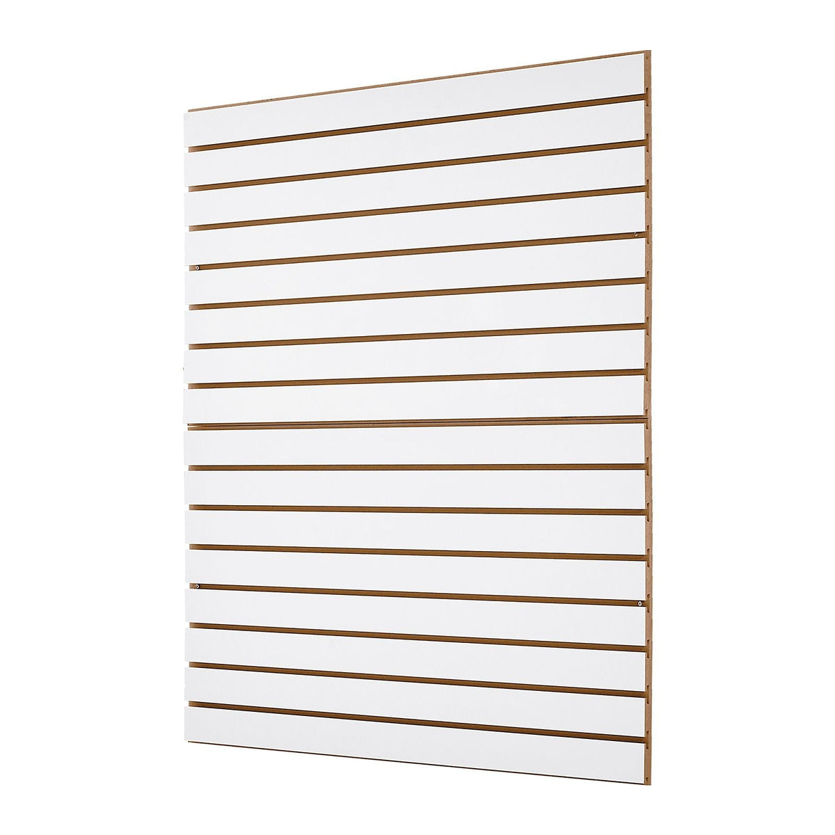 Slat Wall Paneling, 4 x 4 ft, MDF Garage Slatwall with Modular Design, White Slat Wall Easy-to-Install Adjustable Slatwall Panel with Coupling Structure & DIY Cutting, Fits for Storage & Display