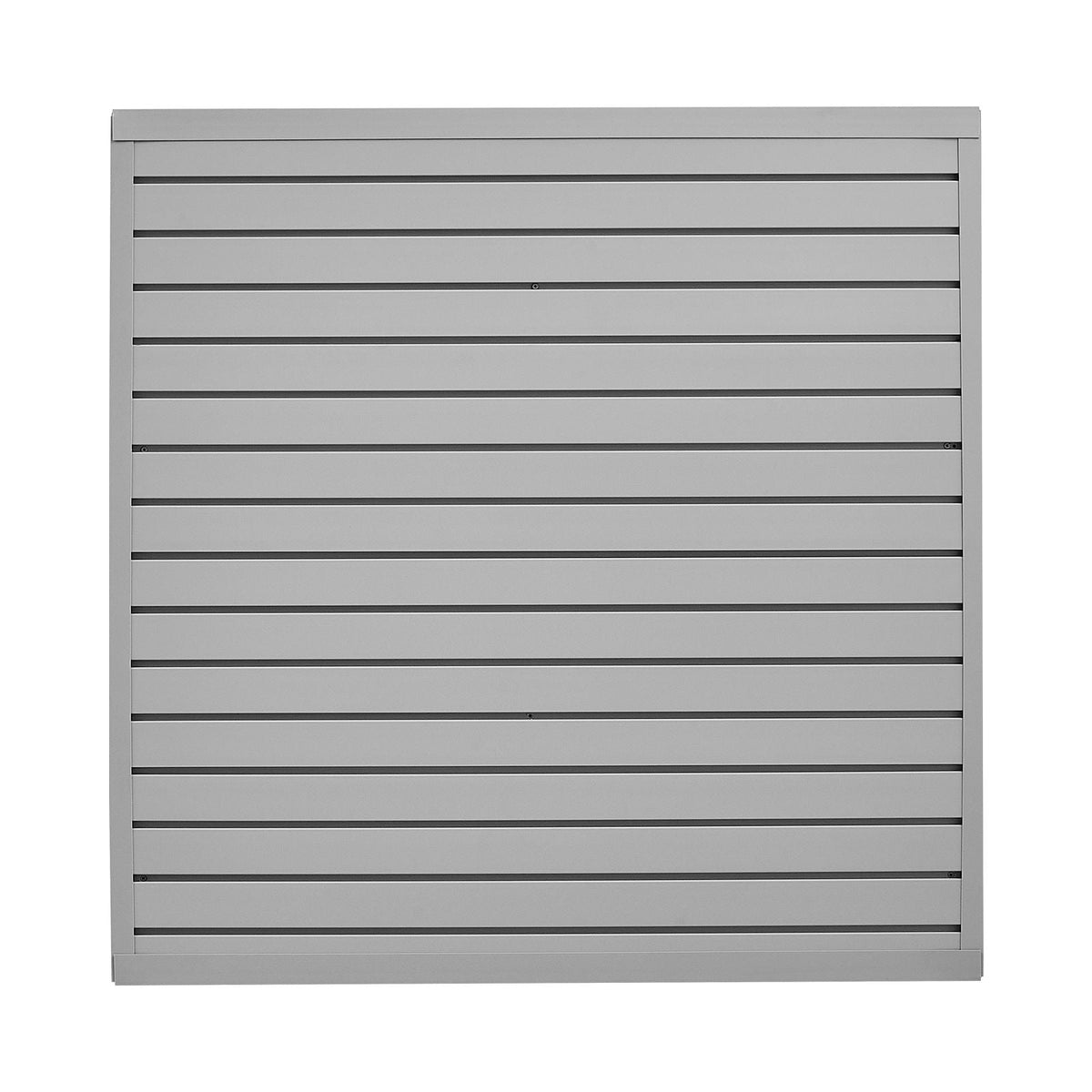 Slat Wall Paneling, 4 x 4 ft, PVC Garage Slatwall with Modular Design, Grey Slat Wall Easy-to-Install Adjustable Slatwall Panel with Coupling Structure & DIY Cutting, Fits for Storage & Display