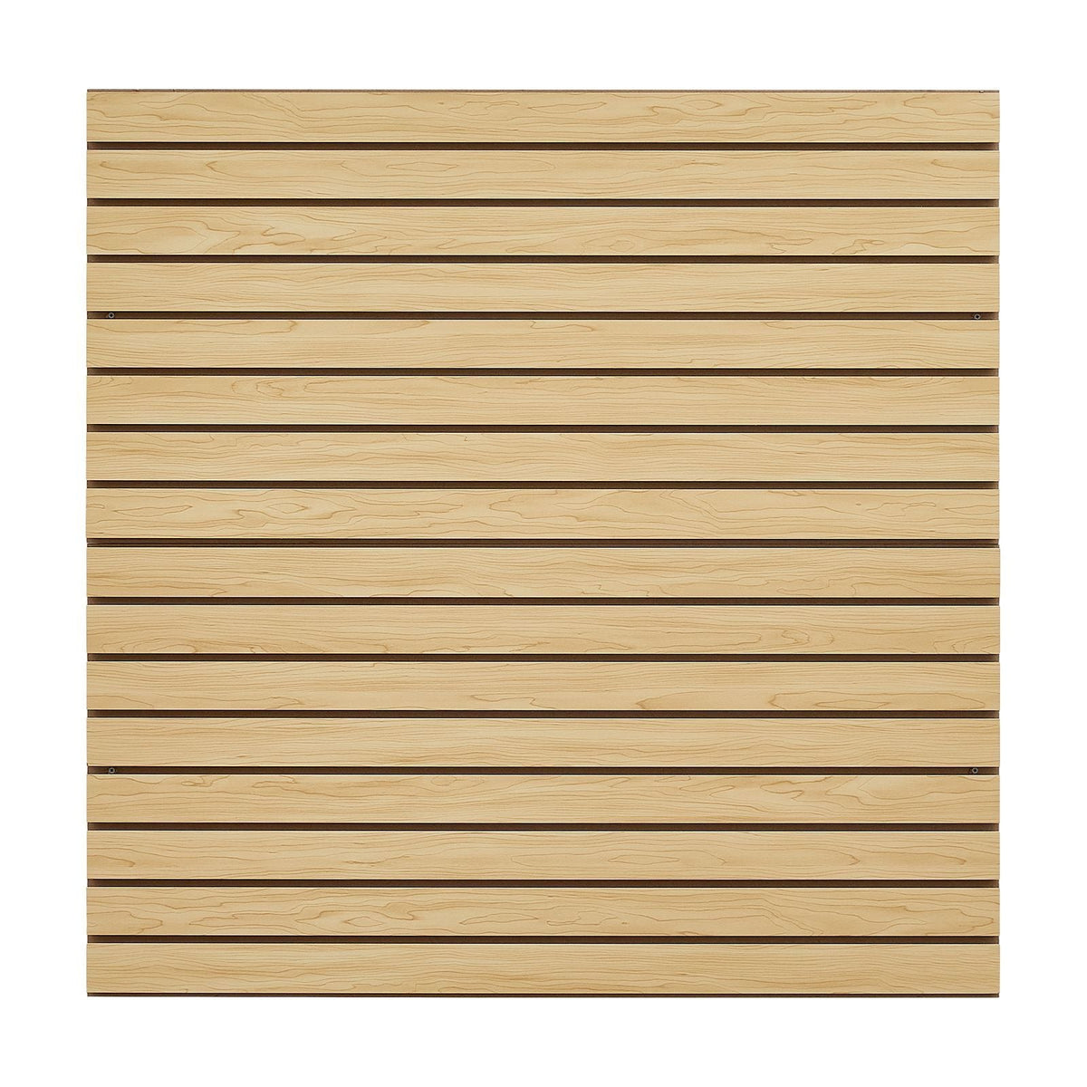 Slat Wall Paneling, 4 x 4ft, MDF Garage Slatwall with Modular Design, Natural Slat Wall Easy-to-Install Adjustable Slatwall Panel with Coupling Structure & DIY Cutting, Fit for Storage & Display