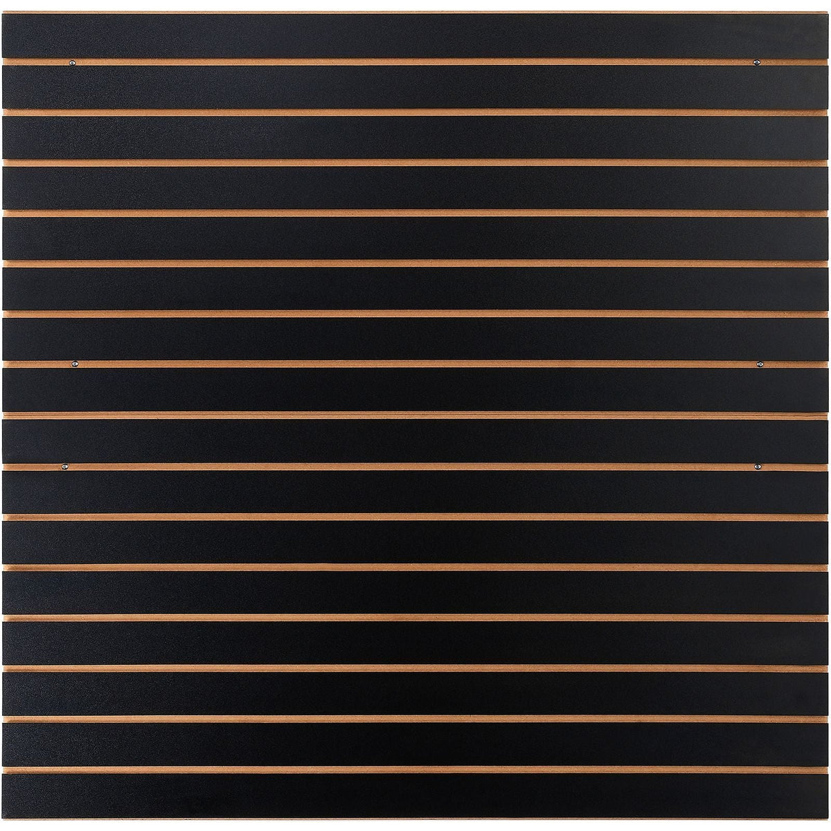 Slatwall Panels, 4 ft x 2 ft Black Garage Wall Panels 24"H x 48"L (Set of 2 Panels), Heavy Duty Garage Wall Organizer Panels Display for Retail Store, Garage Wall, and Craft Storage Organization