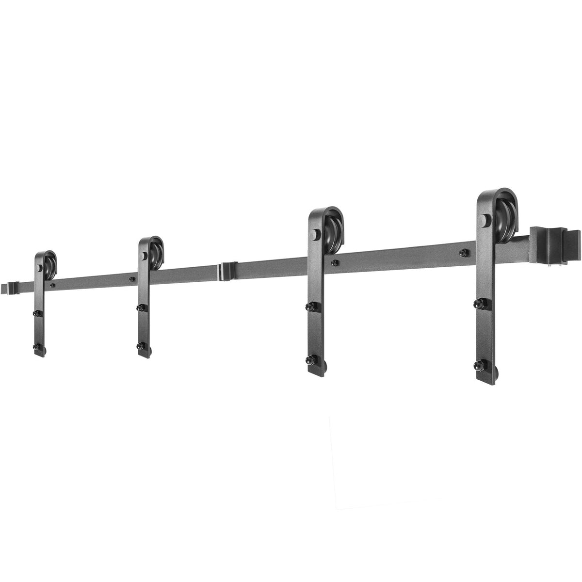 Sliding Barn Door Hardware Kit, 10FT Barn Door Kit, 330LBS Load-Bearing Double Barn Door Hardware Kit, Carbon Steel Barn Door Track, Darn Door for 1.37-1.77\" Thickness & 5FT Wide Door Panel