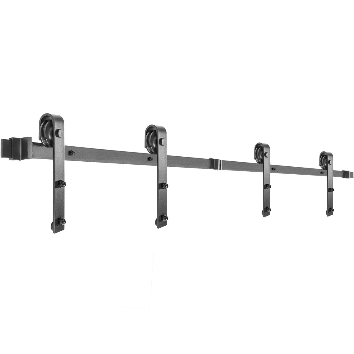 Sliding Barn Door Hardware Kit, 9FT Barn Door Kit, 330LBS Load-Bearing Double Barn Door Hardware Kit, Carbon Steel Barn Door Track, Darn Door for 1.37-1.77\" Thickness & 4.5FT Wide Door Panel