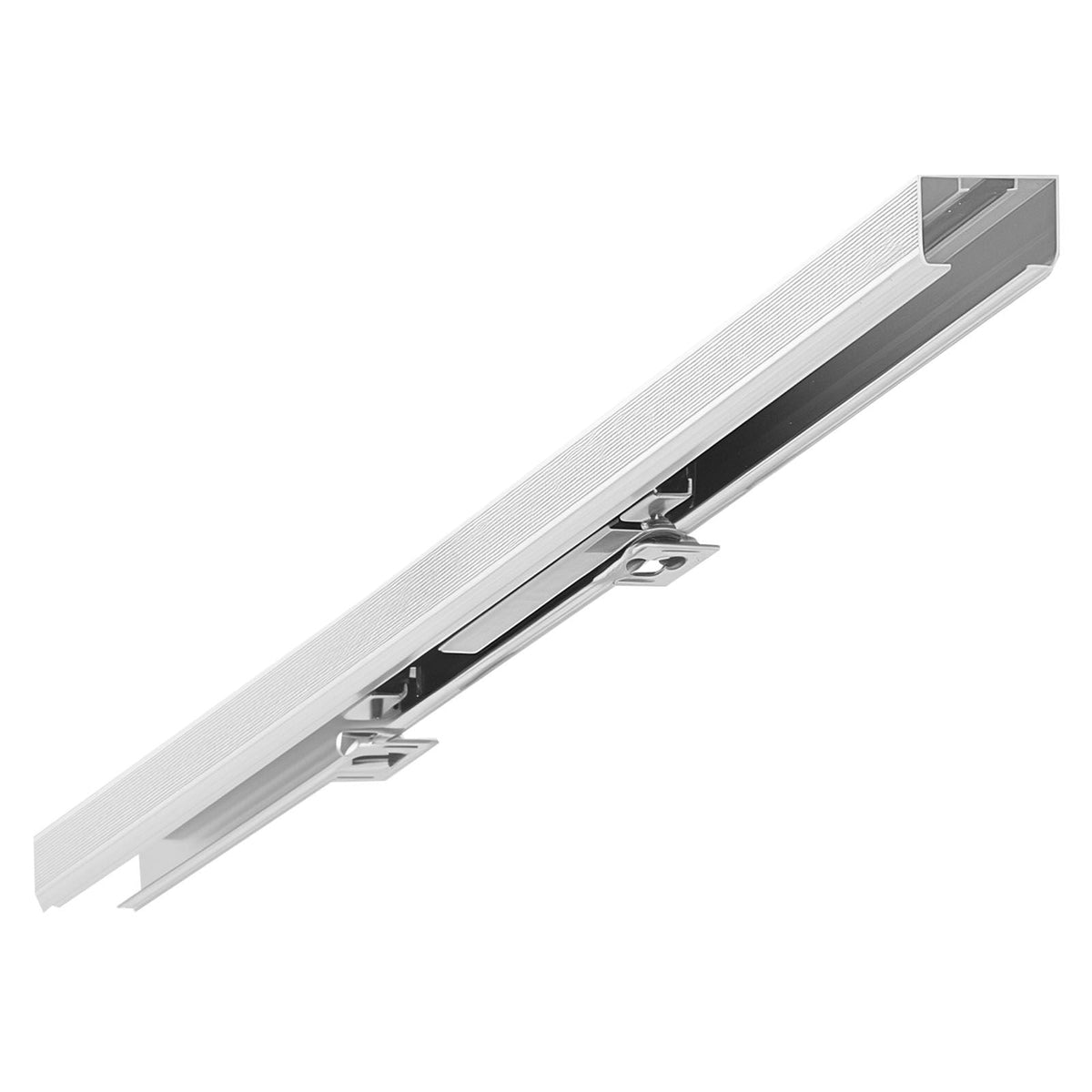 Sliding Pocket Door Hardware Track Kit, 56.73" Pocket Door Track Kit with Soft Close Mechanism for Smooth and Quiet Sliding, Easy to Install, for 1" to 1 3/4" Thickness 30" Width Single Door