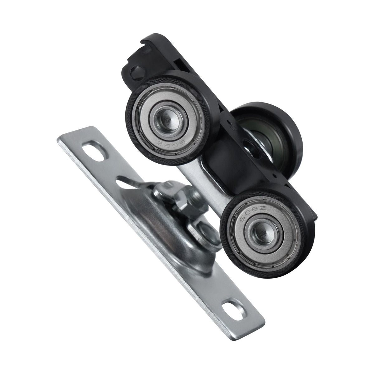 Sliding Pocket Door Hardware Track Kit, 5.73 ft Heavy Duty Pocket Door Hardware Kit, Commercial Grade Pocket Door Hardware and Track Set for 24"-36" Wide Single Door