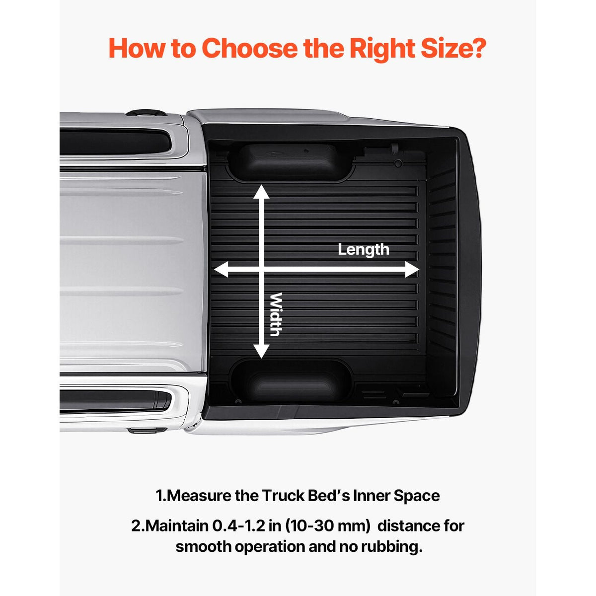 Sliding Truck Bed Organizer, 63 x 47-Inch Heavy Duty Truck Bed Storage Drawer with 1000 lbs Capacity, Features 6 Movable Rings for Securing, 2-Postion Slide out Tray for Pickup Trucks, Black