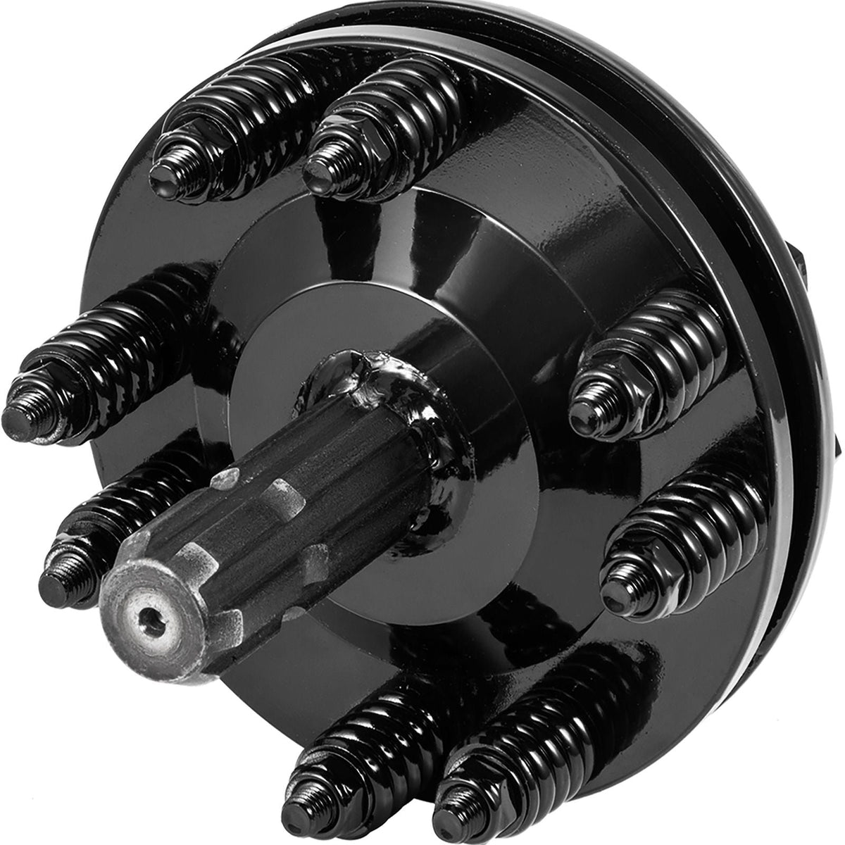 Slip Clutch, 1 3/8\" PTO Slip Clutch, 6 Spline Ends PTO Friction Clutch, Carburized Steel Tractor Slip Clutch, Adjustable Rotary Cutter Slip Clutch, Black PTO Slip Clutch Spline for PTO Shaft
