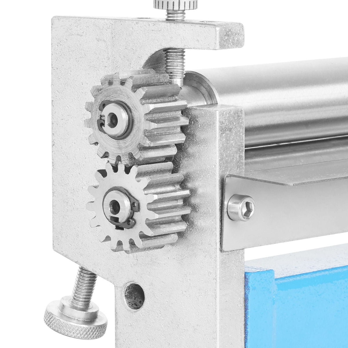 Slip Roll Machine, 12.6 inches Forming Width in 20 Gauge Capacity, Sheet Metal Slip Roller Rolling Bending Machine, with 2 Detachable Rollers for Low Carbon Steel Copper Aluminum Alloy Sheet