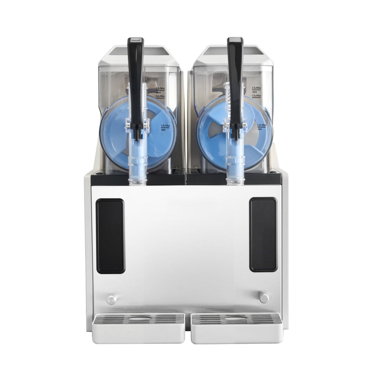 Slushie Machine, 3L/100oz x 2 Tank Slushy Machine for Home, No Ice Needed Frozen Drink Maker, Margarita Maker with Self-Cleaning, for Frozen Margaritas, Frappés, Milkshake & More