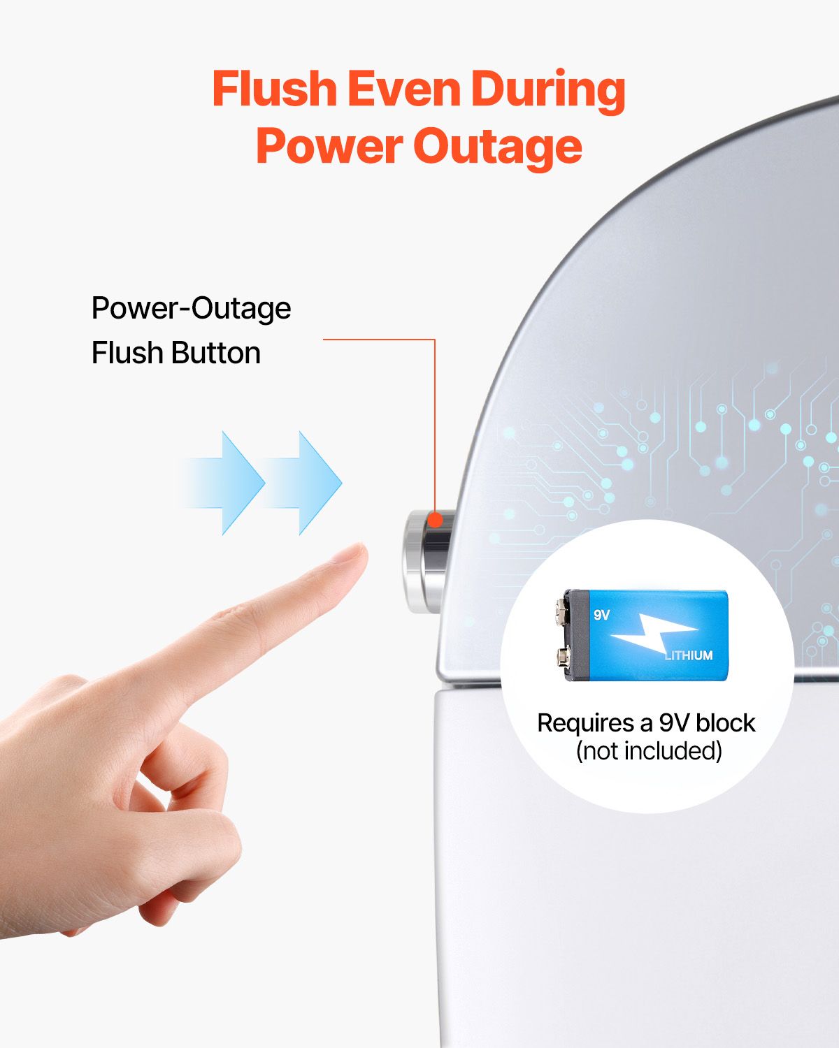 Smart Toilet, Air Drying, Elongated Smart Toilet with Heated Seat, Clean Nozzle & Auto Freshening System, Auto Open/Close Toilet with Remote Control & LED Digital Display, Fits for Bathrooms