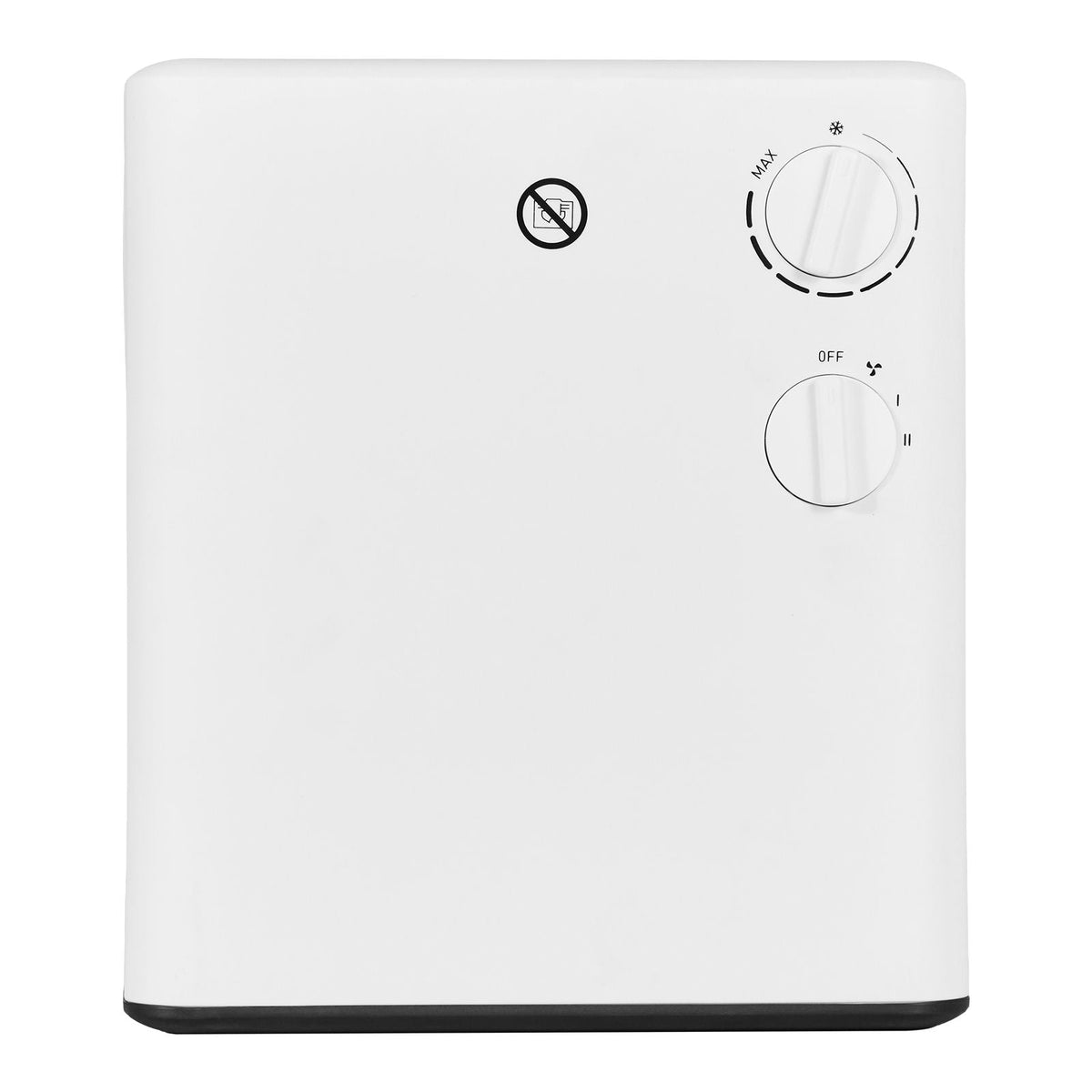 Smart Wall Heater, 1500W Electric Wall Mounted Heater with Knob Adjustment, 3 Modes, Portable Design with Anti-Tipping and Overheat Protection, for Bedroom, Living Room, Office, Bathroom, White