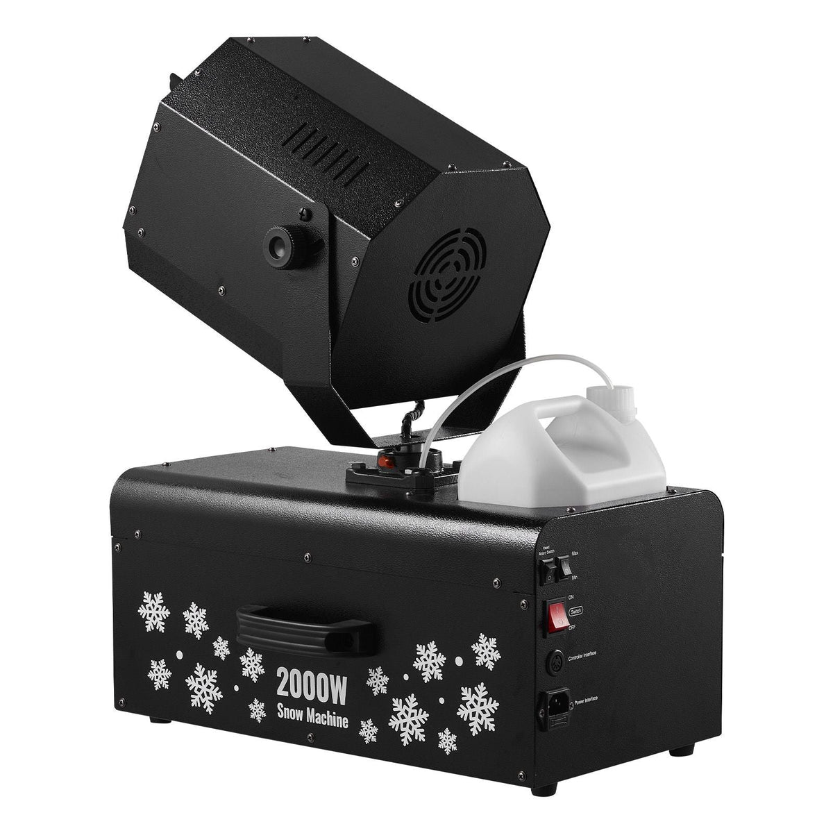 Snow Machine, 2000W 90°Shaking Head Snow Maker by Wireless/Wired Remote Control, High Output Snowmaking Machine Coverage up to 25 m² with 5L Tank for Christmas Wedding Parties