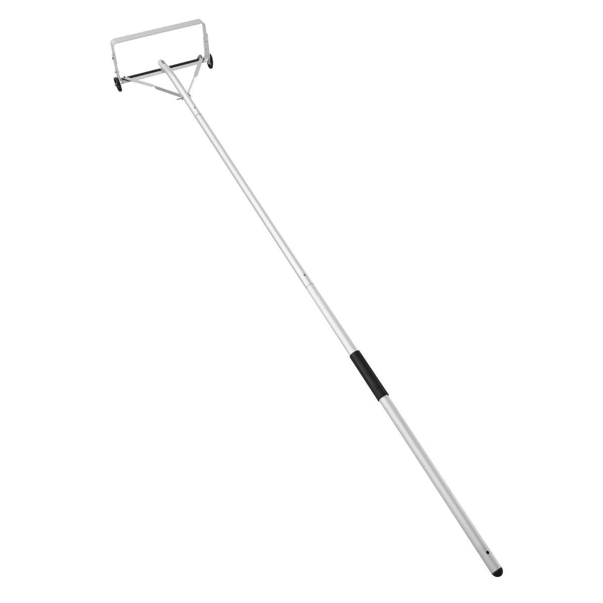 Snow Roof Rake, 18.5 in Aluminum Blade, 5.2-30 ft Adjustable Roof Snow Scraper with Wheels & Slide, , Lightweight Snows Removal Tool for House Rooftop Leaves Debris Clearing