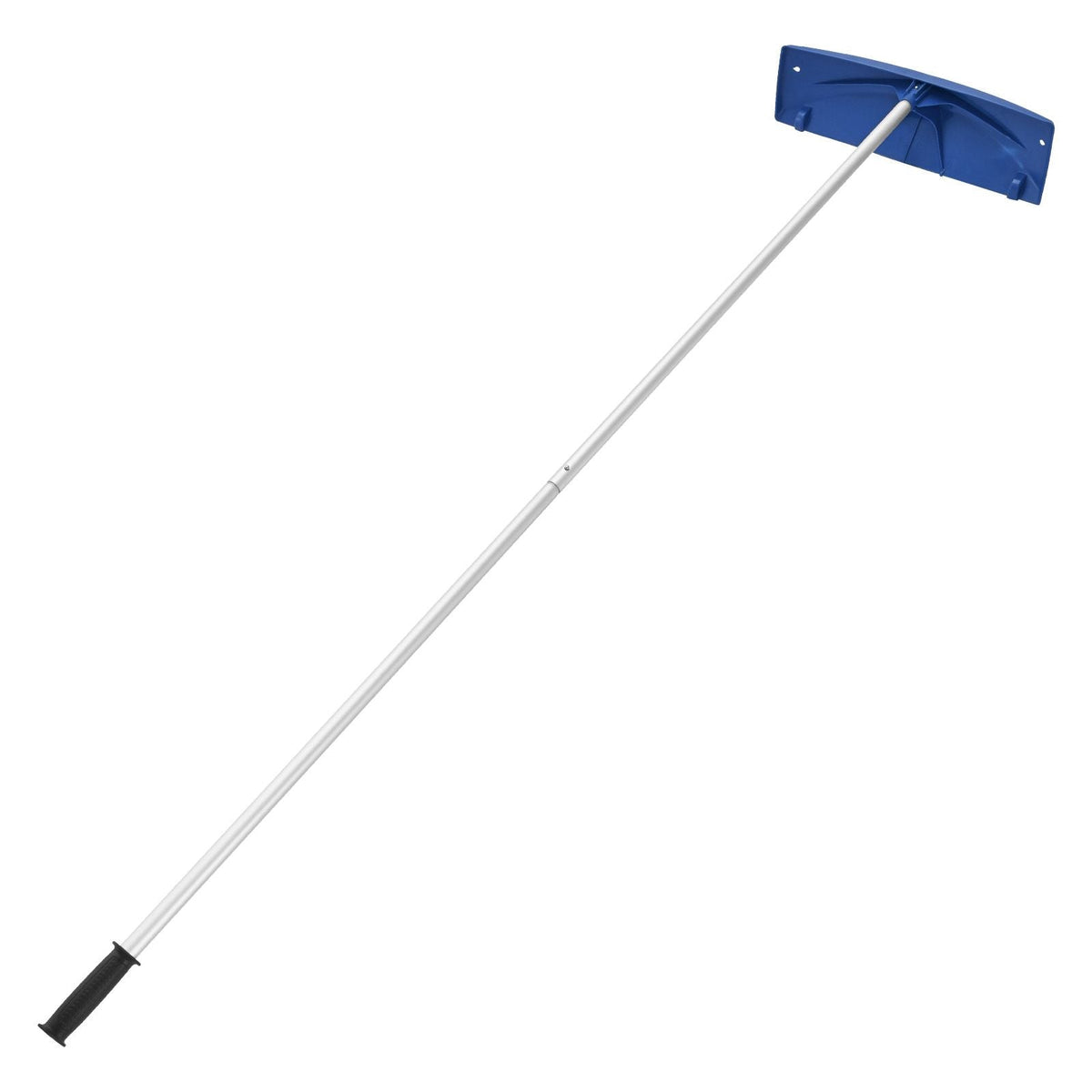 Snow Roof Rake, 24 in PP Plastic Blade, 3.8-18.2 ft Adjustable Roof Snow Scraper with Wheels, Anti-Slip Handle Snows Removal Tool, Lightweight House Rooftop Rake for Leaves Debris Removal