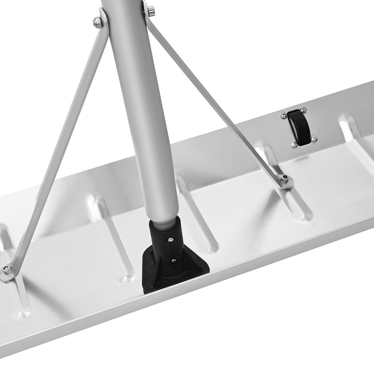 Snow Roof Rake, 26 in Aluminum Blade, 7.5-20 ft Adjustable Roof Snow Scraper with Wheels, Anti-Slip Handle Snows Removal Tool, Lightweight House Rooftop Rake for Leaves Debris Removal