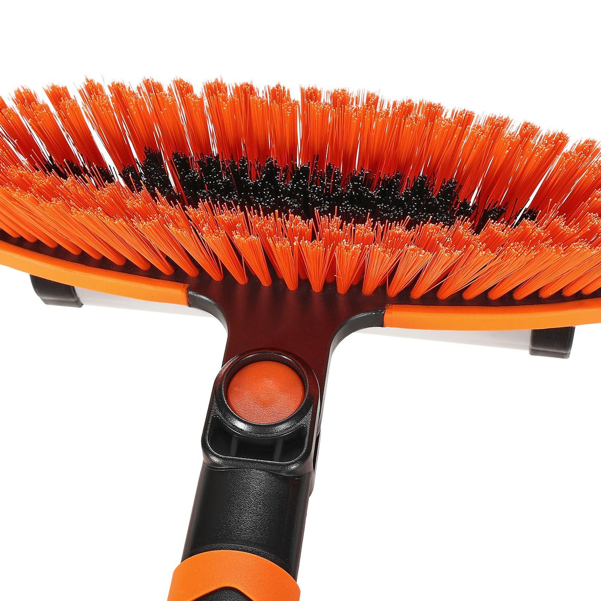 Snow Shovel and Snow Brush, 42 in Extendable Snows Broom & Ice Scraper with 180° Pivoting Brush Head, Non-Slip Grip, Portable Winter Snows Removal Tools for Cars Trucks SUVs Vehicle