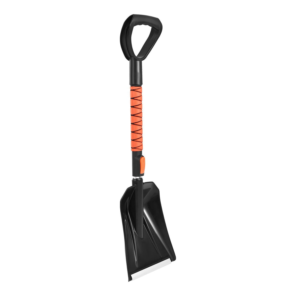 Snow Shovel and Snow Brush, 42 in Extendable Snows Broom & Ice Scraper with 180° Pivoting Brush Head, Non-Slip Grip, Portable Winter Snows Removal Tools for Cars Trucks SUVs Vehicle