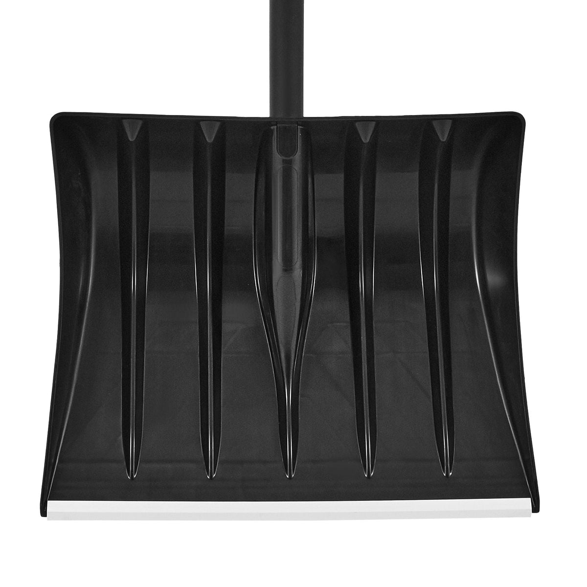 Snow Shovel for Driveway, 17 in Wide Plastic Snow Shovel with D-shaped Handles & Aluminum Blade, Large Capacity Snowplow Shovels, Lightweight Snows Removal Tool for Garden Car Camping
