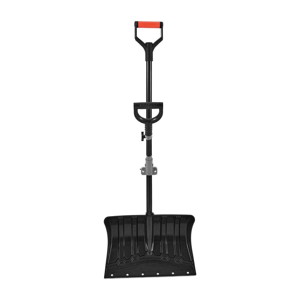 Snow Shovel for Driveway, 18 in Wide Plastic Snow Shovel with Assist D-shaped Handles, Non Slip Grip, Large Capacity Snowplow Shovels, Lightweight Snows Removal Tool for Garden Car Camping