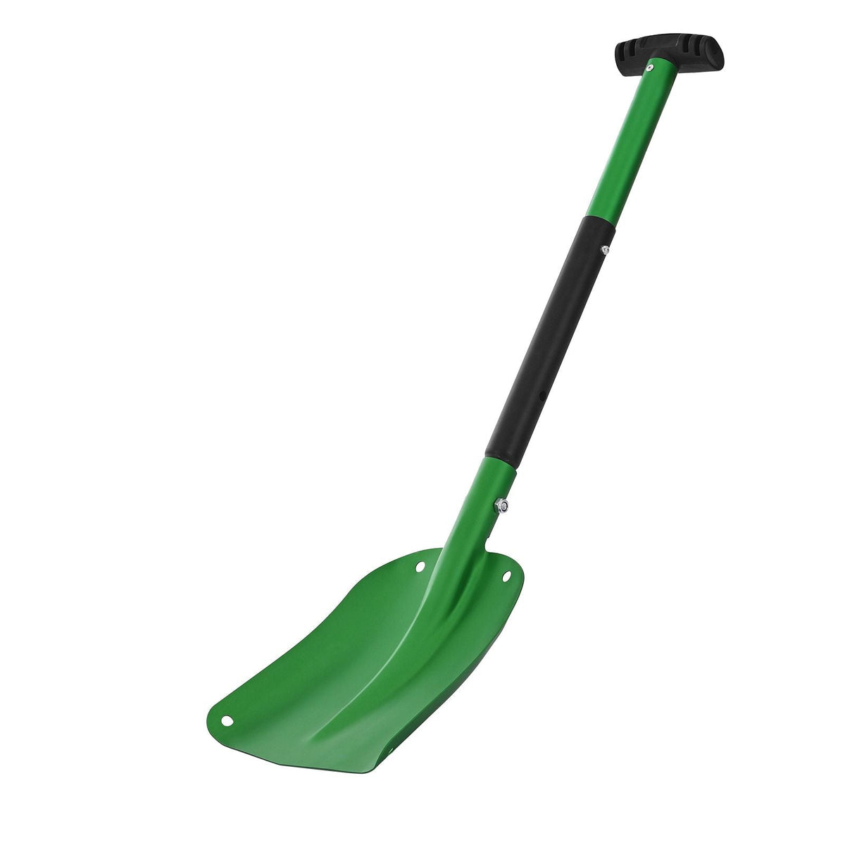 Snow Shovel for Driveway, 8.5 in Wide Aluminum Alloy Snow Shovel with T-shaped Handles, Large Capacity Snowplow Shovels, Portable & Lightweight Snows Removal Tool for Garden Car Camping
