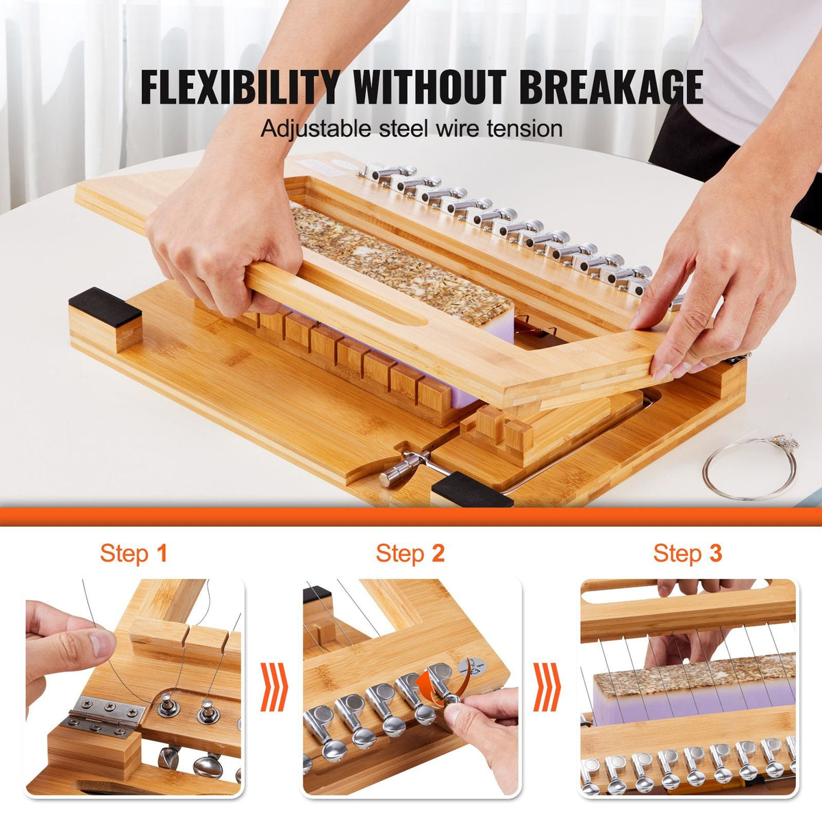 Soap Cutter, Cut 1-12 Bars, Precisely and Accurately Cut 1 Inch Bars, Multi Handmade Soap Wire Cutter, Bamboo Soap Slicer With Steel Wire, for Loaf Candles Cheese Butter DIY Making Tool