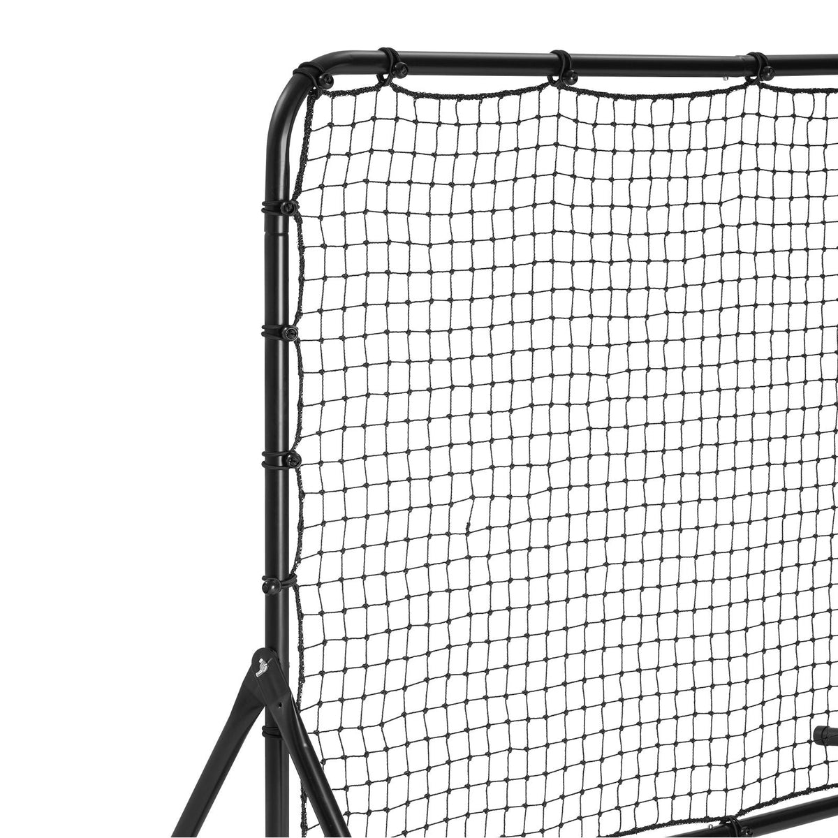 Soccer Rebound Trainer, 6x4FT Iron Soccer Training Equipment, Sports Football Rebounder Wall, Double-Sided Rebounding Net, Easy Assembly, Perfect for Backyard Practicing, Solo Training, Passing