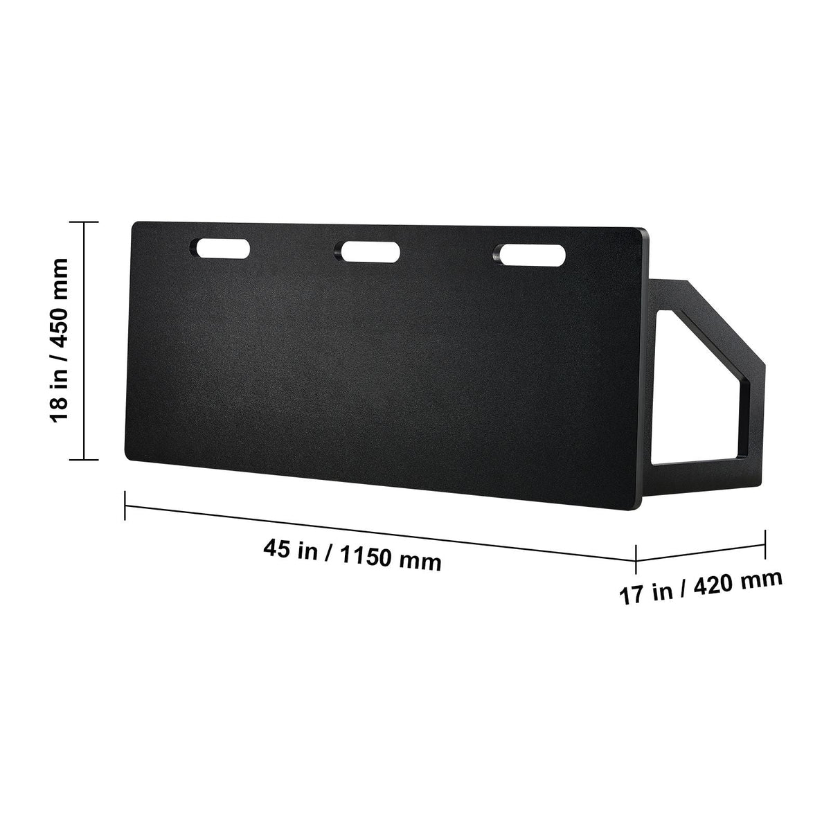 Soccer Rebounder Board, 45"X18" Portable Soccer Wall with 2 Angles Rebound, Foldable HDPE Kickback Rebound Board, Soccer Training Equipment for Kids and Adults, Passing & Shooting Practice
