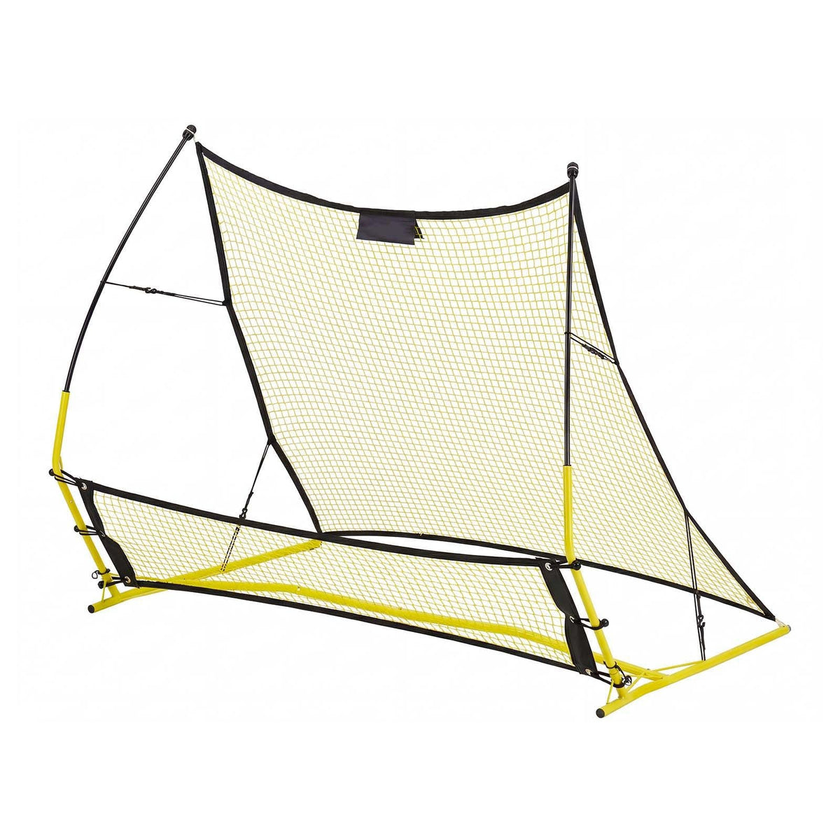 Soccer Rebounder Net, 2-in-1 Soccer Goal Rebounder, Thickened Fiberglass Poles Iron Pipe for Team Solo Control, Passing Practice, Easy Setup Ball Training Equipment for Teens & Adults, 72" x 43"