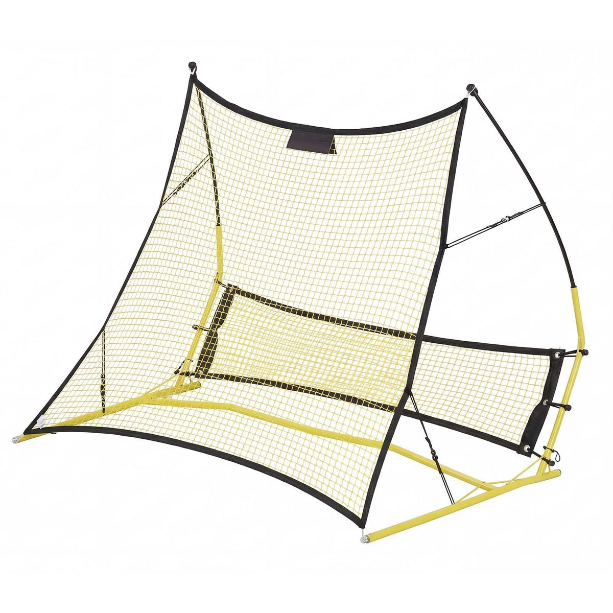 Soccer Rebounder Net, 2-in-1 Soccer Goal Rebounder, Thickened Fiberglass Poles Iron Pipe for Team Solo Control, Passing Practice, Easy Setup Ball Training Equipment for Teens & Adults, 72" x 43"