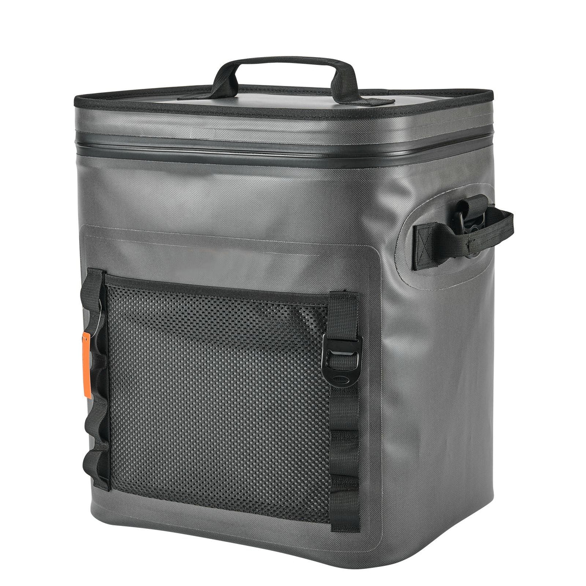 Soft Cooler Bag, 30 Cans Soft Sided Cooler Bag Leakproof with Zipper, Waterproof Soft Cooler Insulated Bag, Lightweight & Portable Collapsible Cooler for Beach, Hiking, Picnic, Camping, Travel