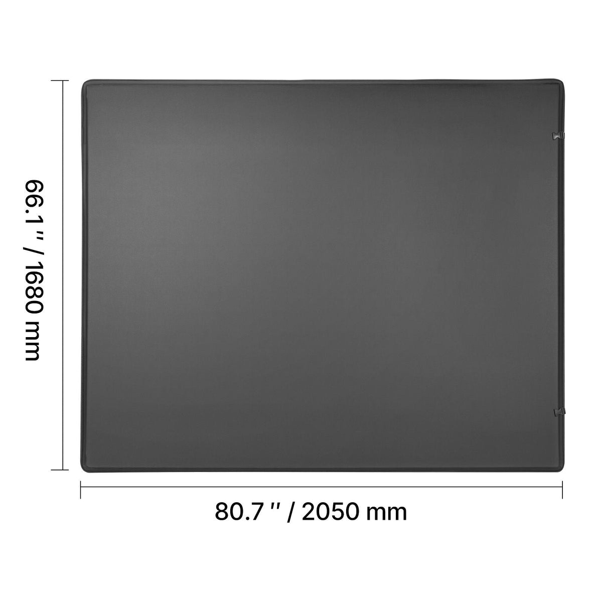 Soft Roll-Up Truck Bed Tonneau Cover, Compatible with 2015-2025 Ford F150 Styleside/Fleetside (Not Fit Flareside/Stepside), Fit 6.5 ft (6 ft 7 in/79 in) Bed, PVC Tonneau Cover with Aluminum Bars