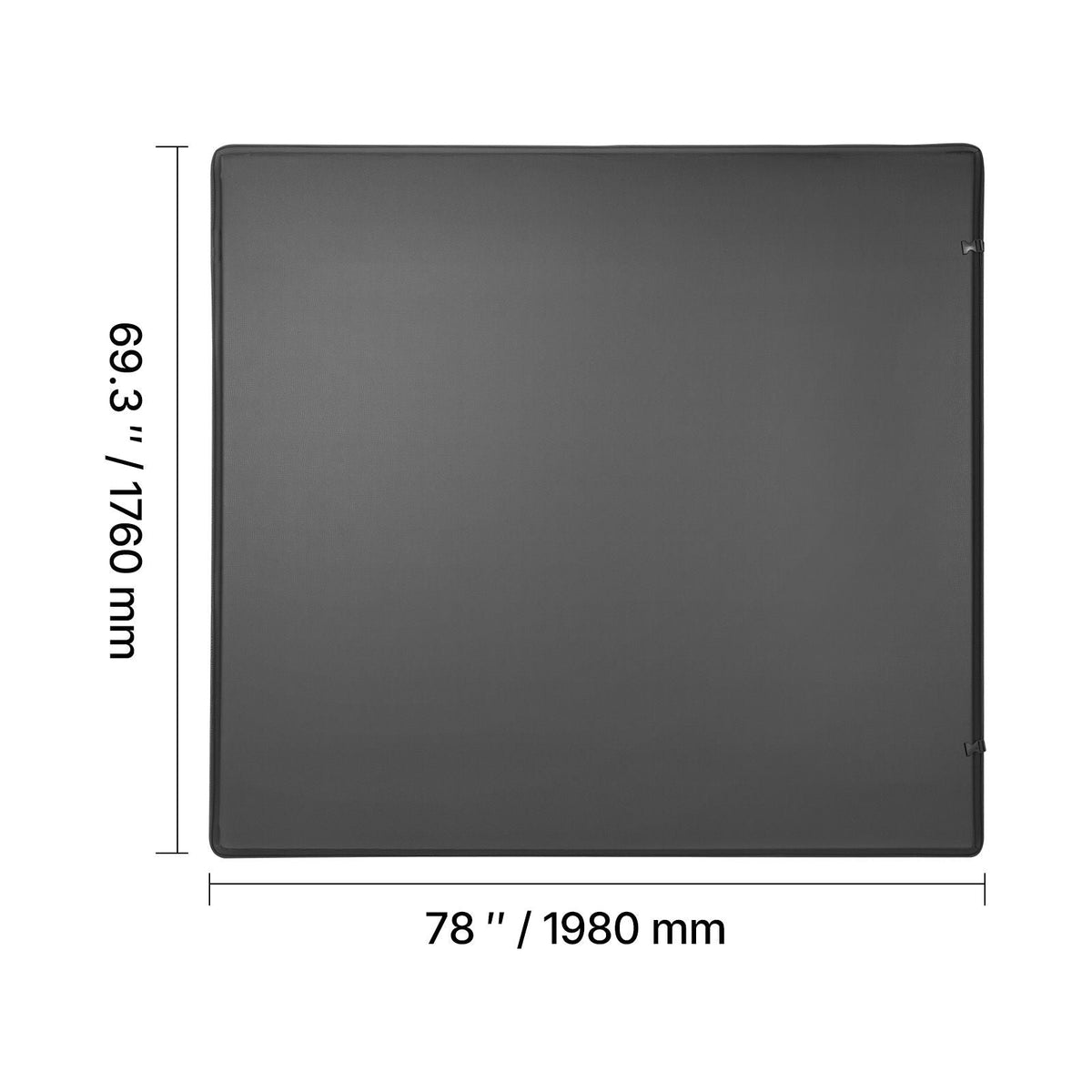 Soft Roll-Up Truck Bed Tonneau Cover, Compatible with 2019-2024 Dodge Ram 1500 Classic, 2003-2025 Ram 2500 3500, Fits 6.4 ft (6 ft 4 in/76 in) Bed, PVC Tonneau Cover with Aluminum Alloy Bars