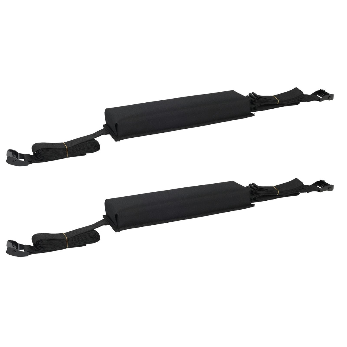 Soft Roof Rack Pads, 15.5-Inch Universal Car Roof Rack Pads, 176LBS Loading Capacity Luggage Kayak Carrier with Portable Storage Bag for SUP Canoe Snowboard Paddle Board Surfboard