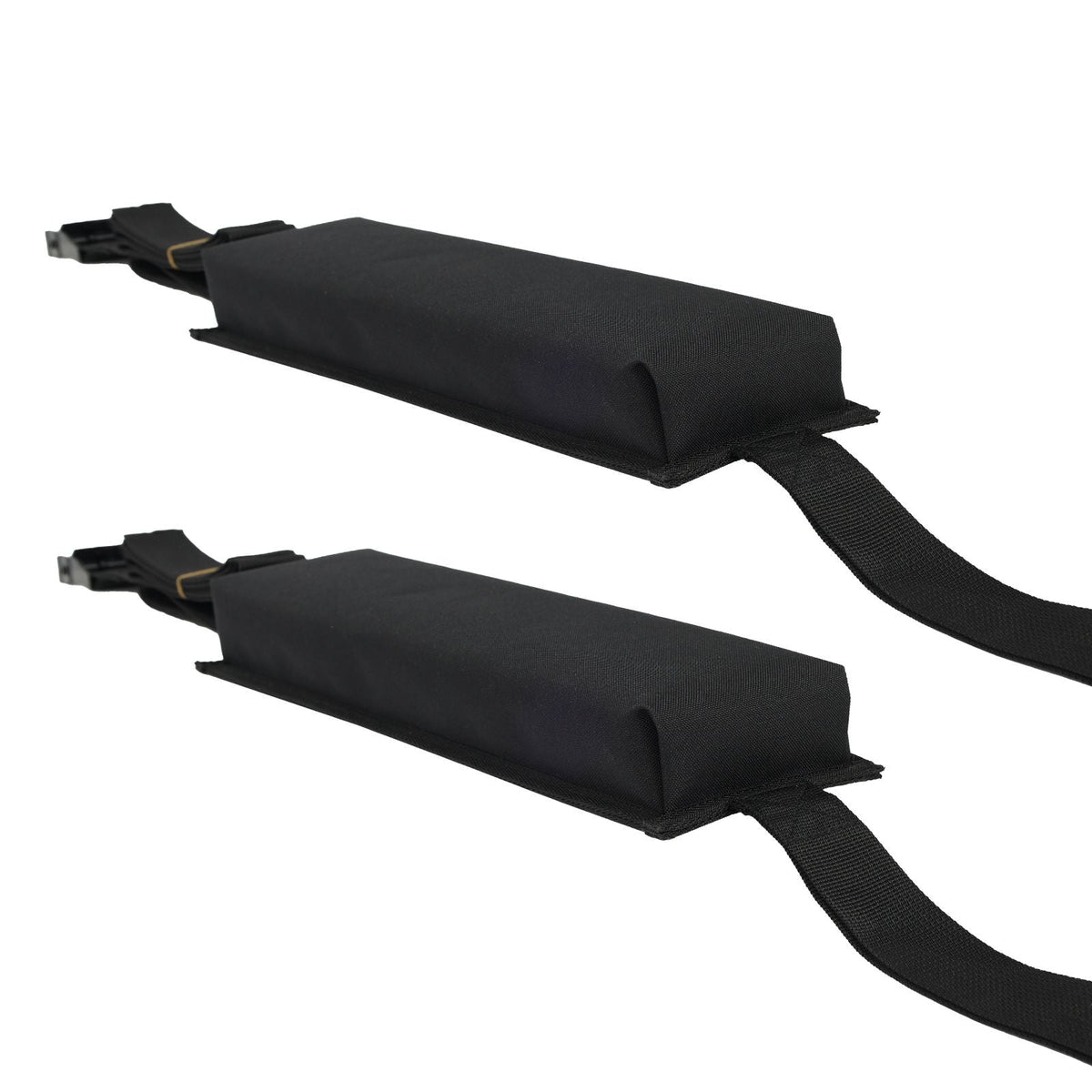 Soft Roof Rack Pads, 15.5-Inch Universal Car Roof Rack Pads, 176LBS Loading Capacity Luggage Kayak Carrier with Portable Storage Bag for SUP Canoe Snowboard Paddle Board Surfboard
