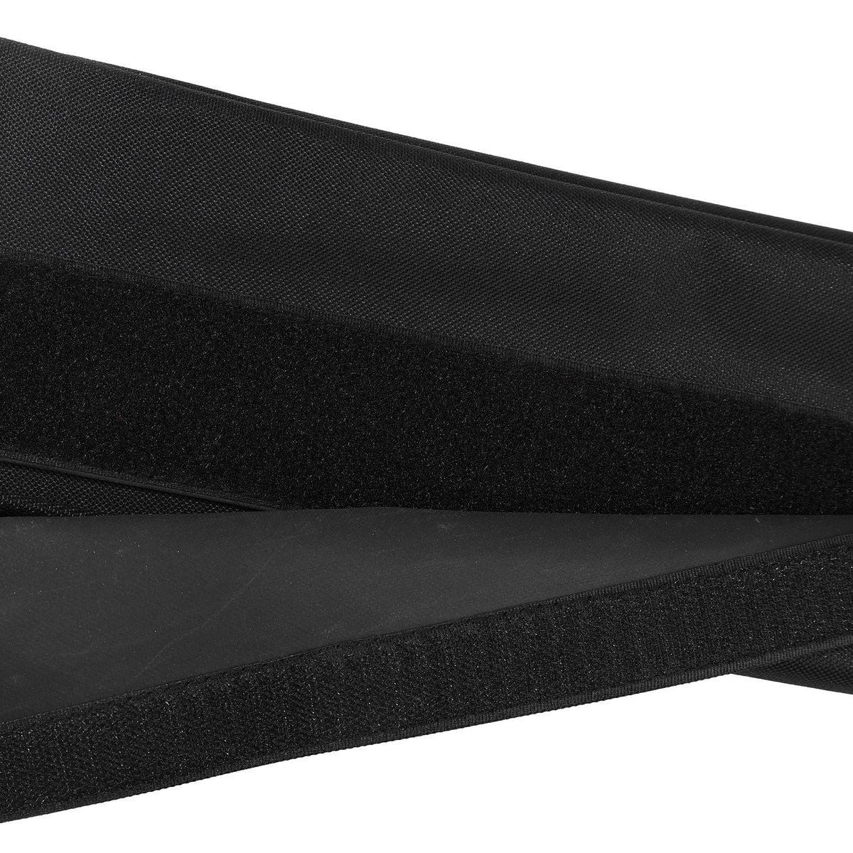 Soft Roof Rack Pads, 28" Universal Car Roof Rack Pads for Various Crossbars, 88LBS Load Capacity Luggage Kayak Carrier with 2 Tie Down Straps & Velcros for SUPs Canoes Snowboards Paddle Boards
