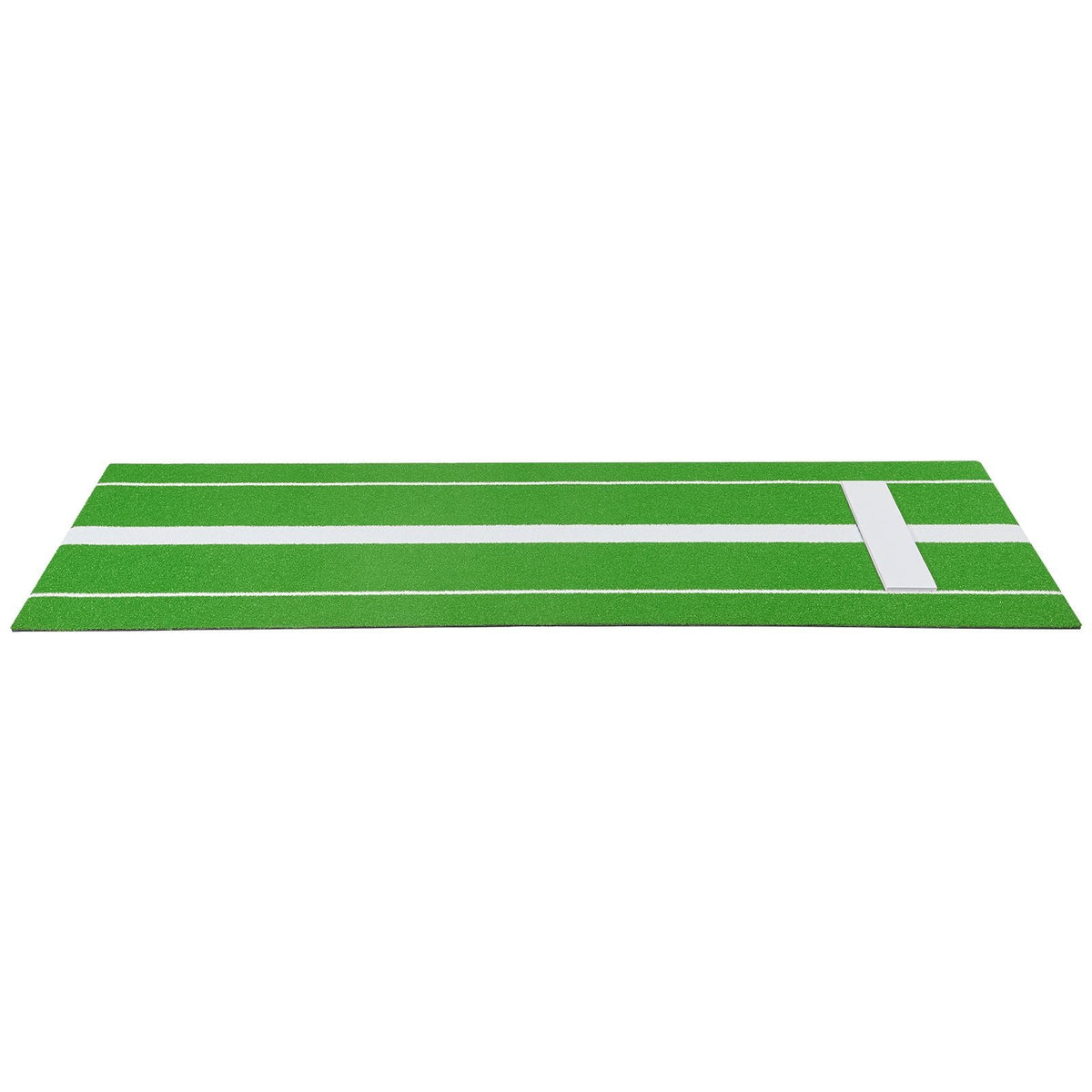 Softball Pitching Mat, 10x3 ft Baseball Pitching Rubber Mound, Antifade Turf and Antislip Foam Backing Portable Training Aid, Fastpitch Equipment for Pitchers Indoor Outdoor Practice, Green