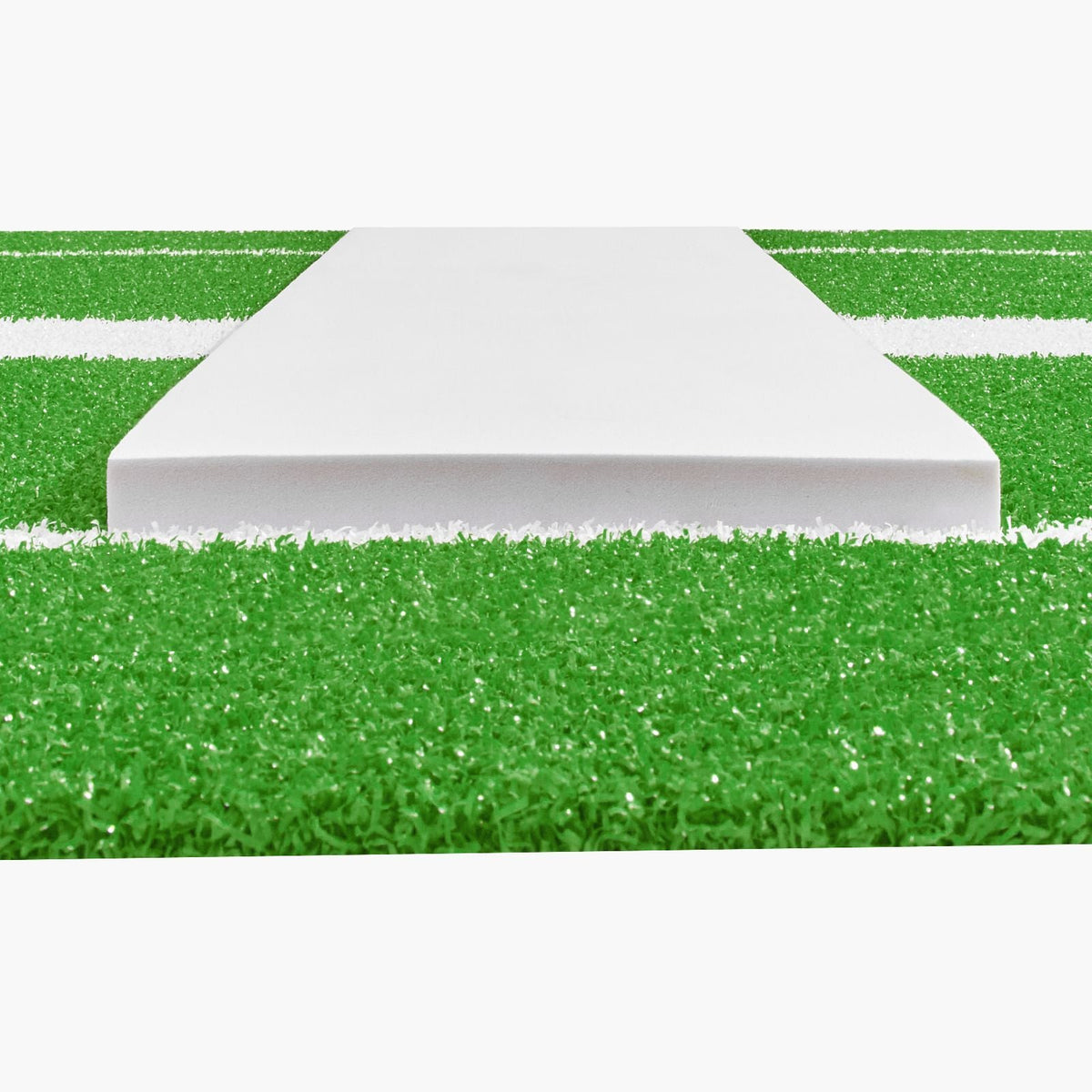Softball Pitching Mat, 10x3 ft Baseball Pitching Rubber Mound, Antifade Turf and Antislip Foam Backing Portable Training Aid, Fastpitch Equipment for Pitchers Indoor Outdoor Practice, Green