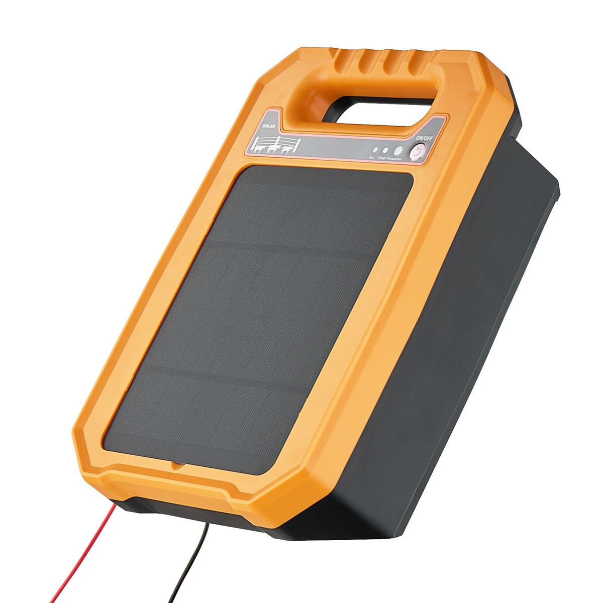 Solar Fence Charger, 0.3J 8 kV Solar Powered Fence Charger, 1.86 Miles Range, Weather-Resistant Electric Fence Energizer Kit, 7 Days Runtime, for Livestock, Poultry, Garden Protection