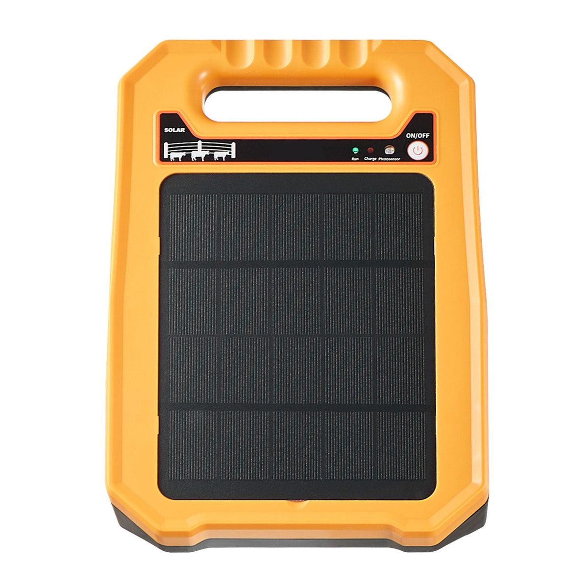 Solar Fence Charger, 0.3J 8 kV Solar Powered Fence Charger, 1.86 Miles Range, Weather-Resistant Electric Fence Energizer Kit, 7 Days Runtime, for Livestock, Poultry, Garden Protection