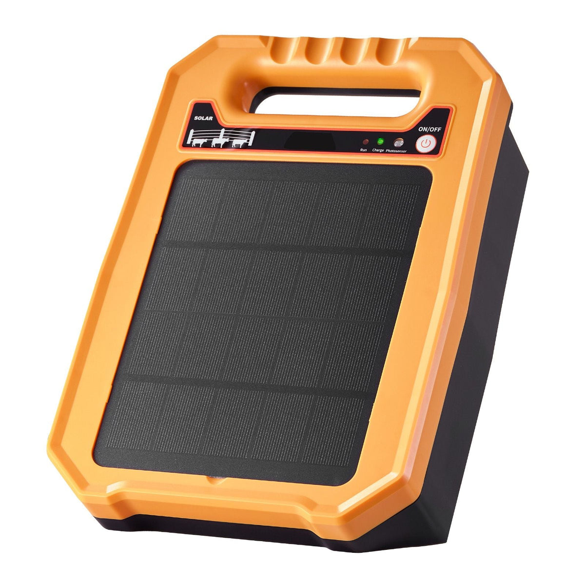 Solar Fence Charger, 0.3J 8 kV Solar Powered Fence Charger, 1.86 Miles Range, Weather-Resistant Electric Fence Energizer Kit, 7 Days Runtime, for Livestock, Poultry, Garden Protection