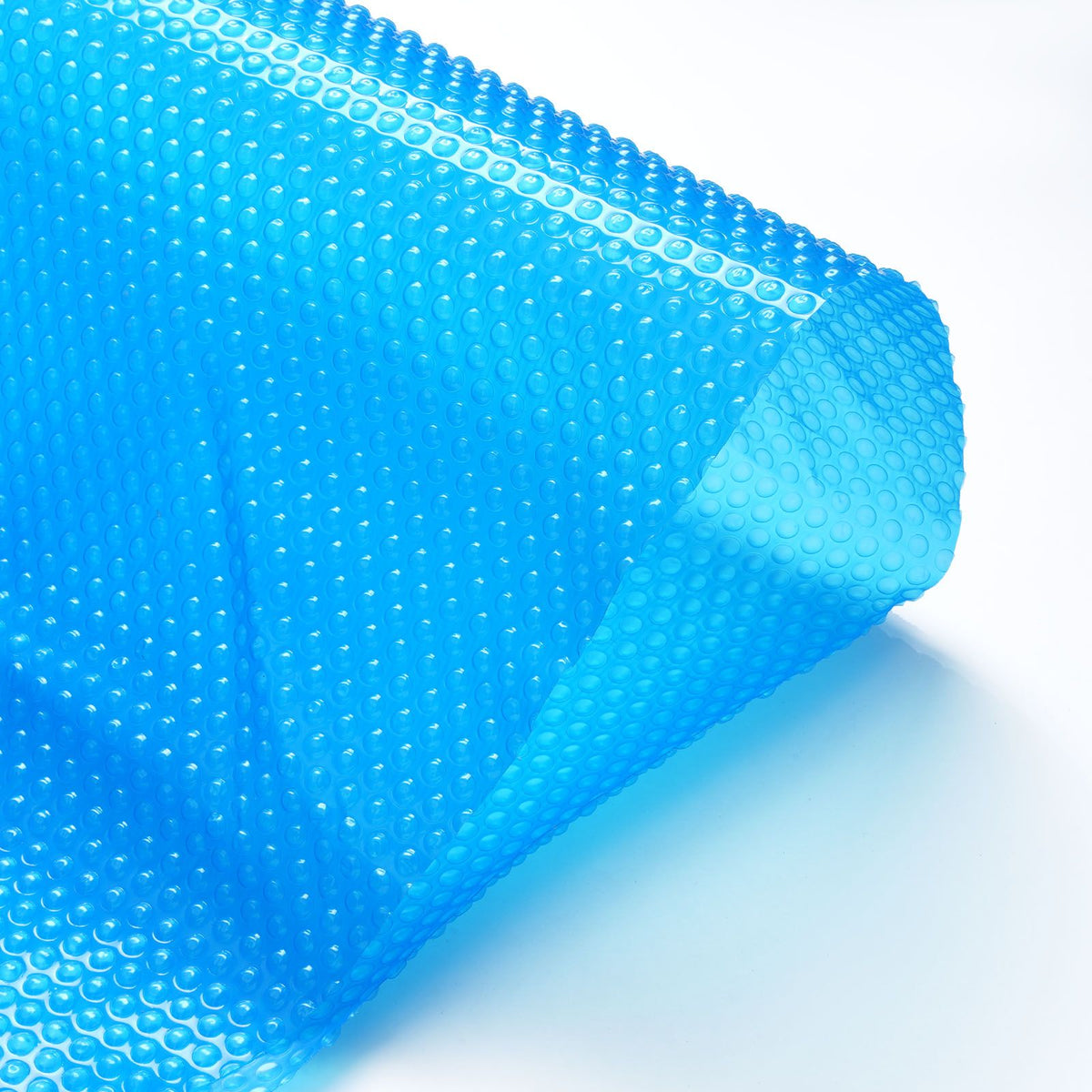 Solar Pool Cover, Φ10 ft Round Solar Blanket for Pools, Inground Above Ground Swimming Pool Solar Cover, 15 mil Solar Covers Blue