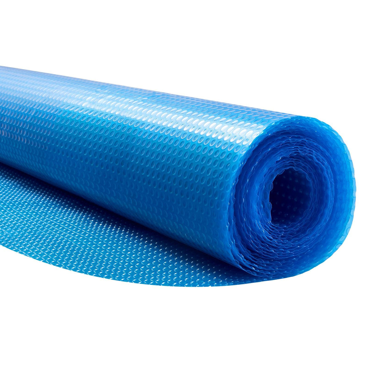 Solar Pool Cover, 27 ft Round Pool Bubble Cover, 16 Mil Pools Solar Blanket with Bubble & PE Material, Daytime Heat Absorption, Nighttime Heat Retention, Heat Retaining Solars Covers, Blue