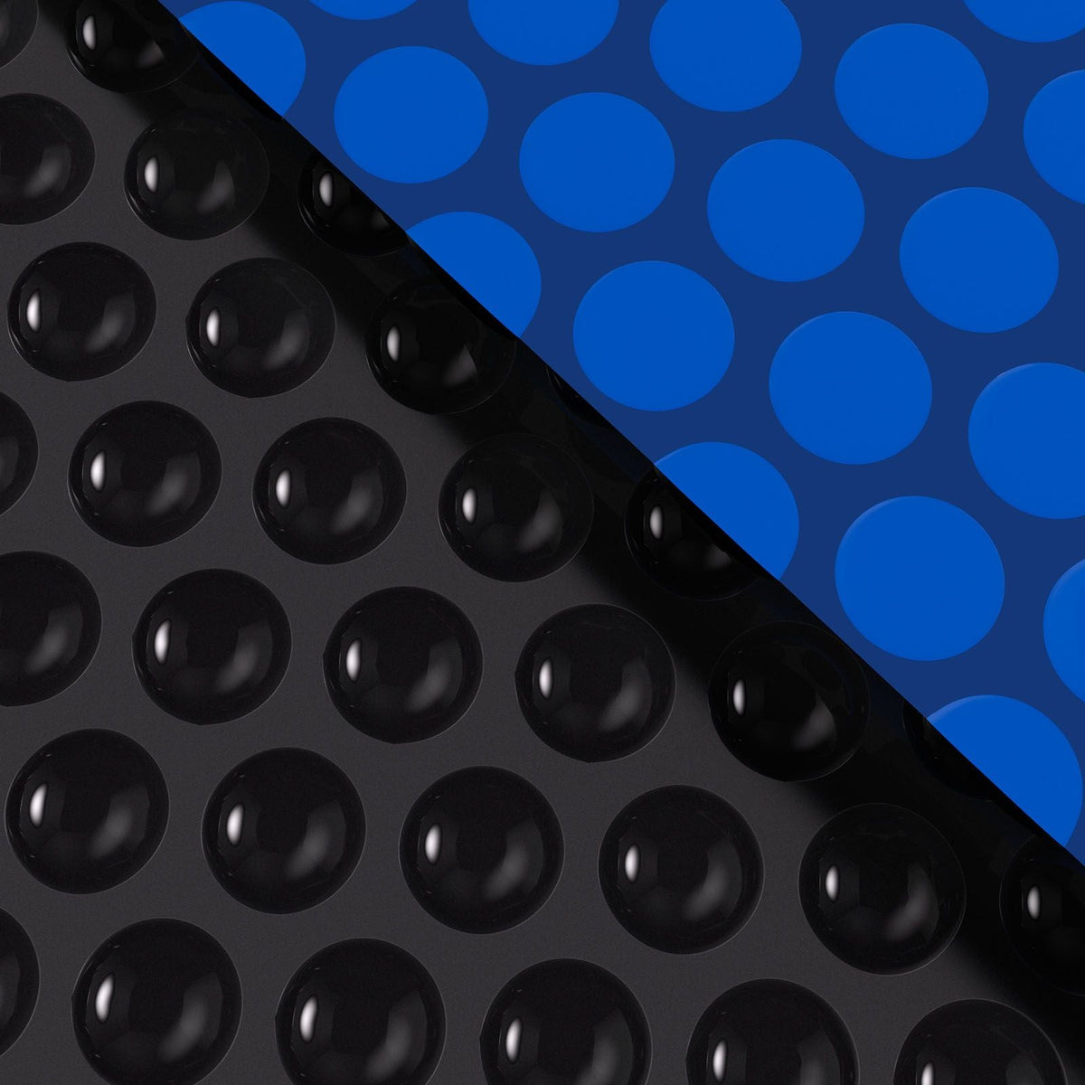 Solar Pool Cover, 32 x 16 ft Pool Bubble Cover, 16 Mil Pools Solar Blanket with Dual Heat-Locking Air Layer for Pools, Daytime Heat Absorption, Nighttime Heat Retention, Blue & Silver, Cuttable