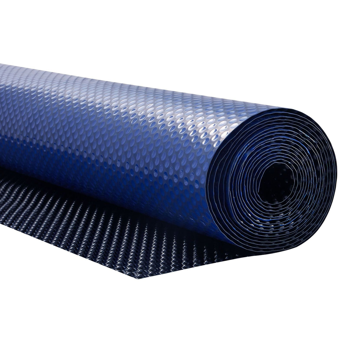 Solar Pool Cover, 32 x 16 ft Pool Bubble Cover, 16 Mil Pools Solar Blanket with Dual Heat-Locking Air Layer for Pools, Daytime Heat Absorption, Nighttime Heat Retention, Blue & Silver, Cuttable