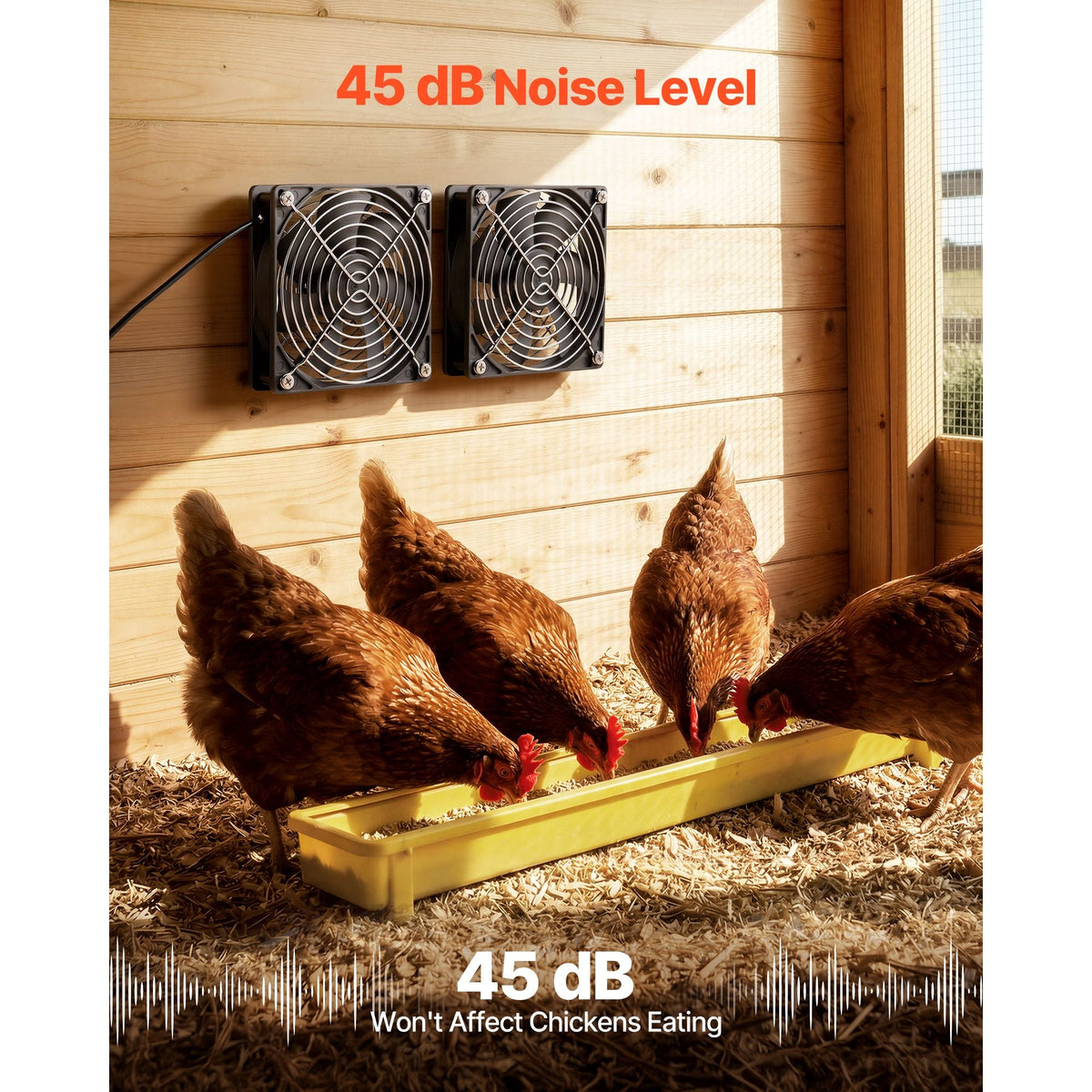 Solar Powered Fan, 30W Solar Panel with 2 Fans, Adjustable Solar Panel Angle, 2668 RPM High-Speed, Flexible Installation, Fast Air Exchange for Greenhouse, Grow Tents, Chicken Coops, Shelters