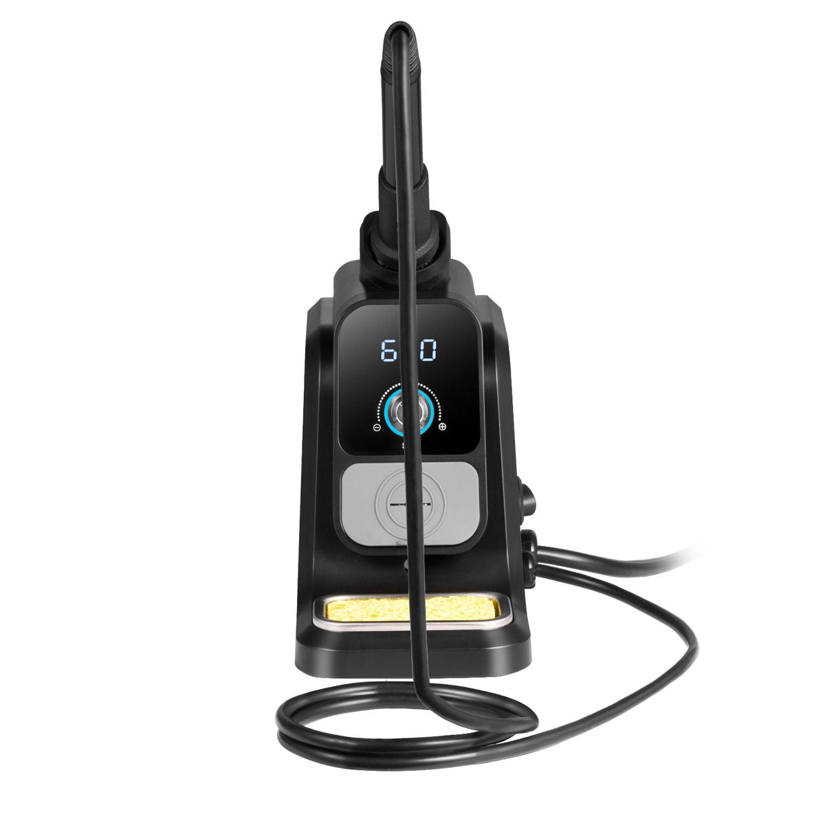 Soldering Iron Station, 80W Digital Display Soldering Station Kit with 2 Helping Hands, 5 Soldering Tips, 30g Solder Wire, Solder Sucker, Tweezer, Auto Standby & Sleep Mode, C/F Conversion